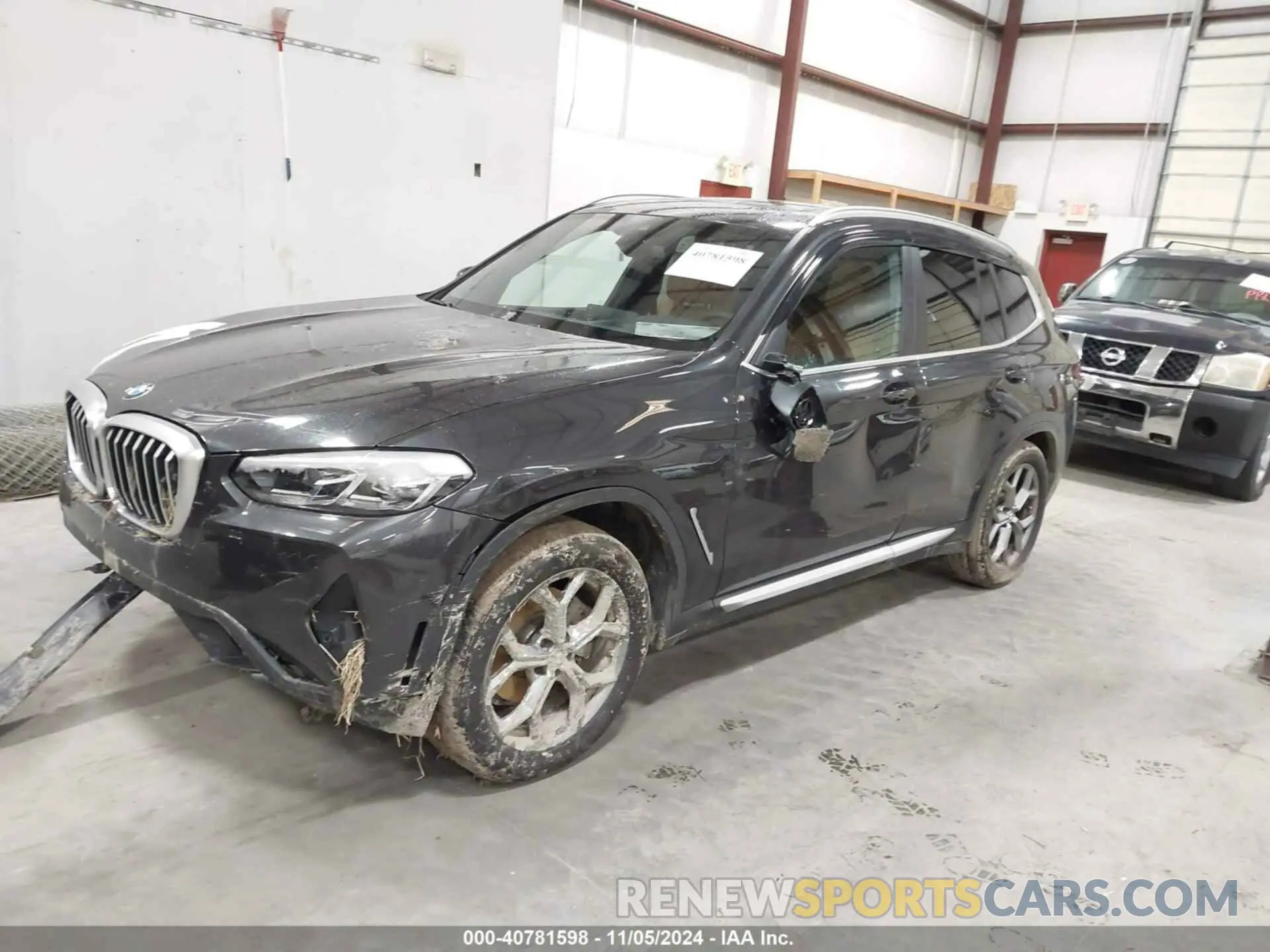 2 fotografías del automóvil dañado 5UX53DP06R9V76726 BMW X3 2024
