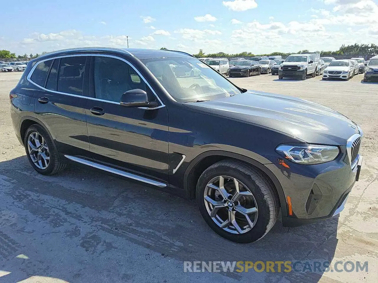 4 fotografías del automóvil dañado 5UX53DP07R9U24888 BMW X3 2024