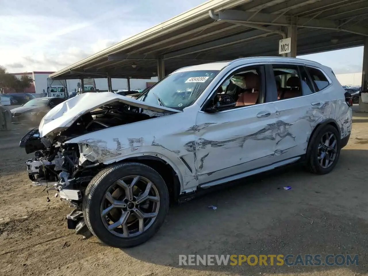 1 fotografías del automóvil dañado 5UX53DP07R9U47765 BMW X3 2024