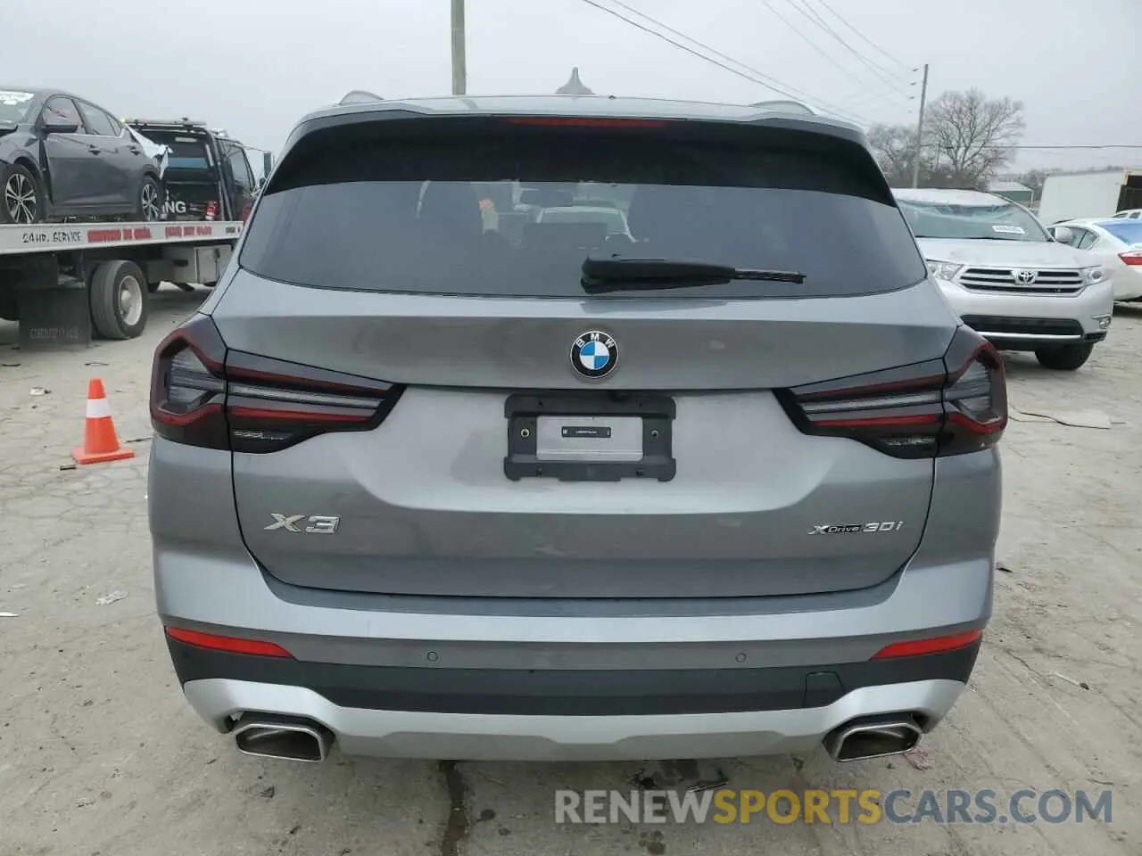 6 fotografías del automóvil dañado 5UX53DP07R9U62900 BMW X3 2024