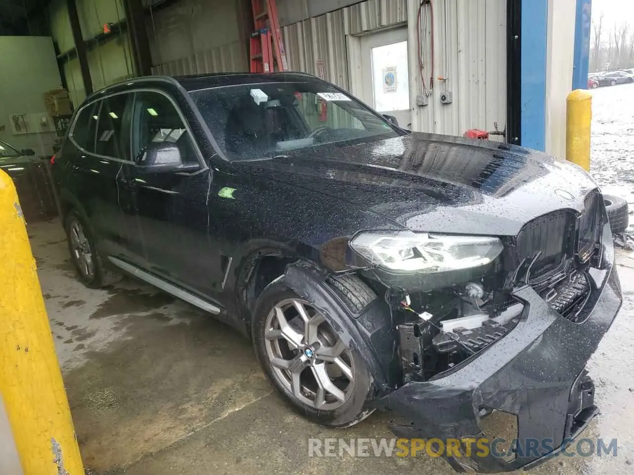 4 fotografías del automóvil dañado 5UX53DP07R9V03817 BMW X3 2024