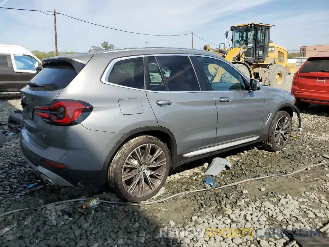 3 fotografías del automóvil dañado 5UX53DP07R9V73947 BMW X3 2024