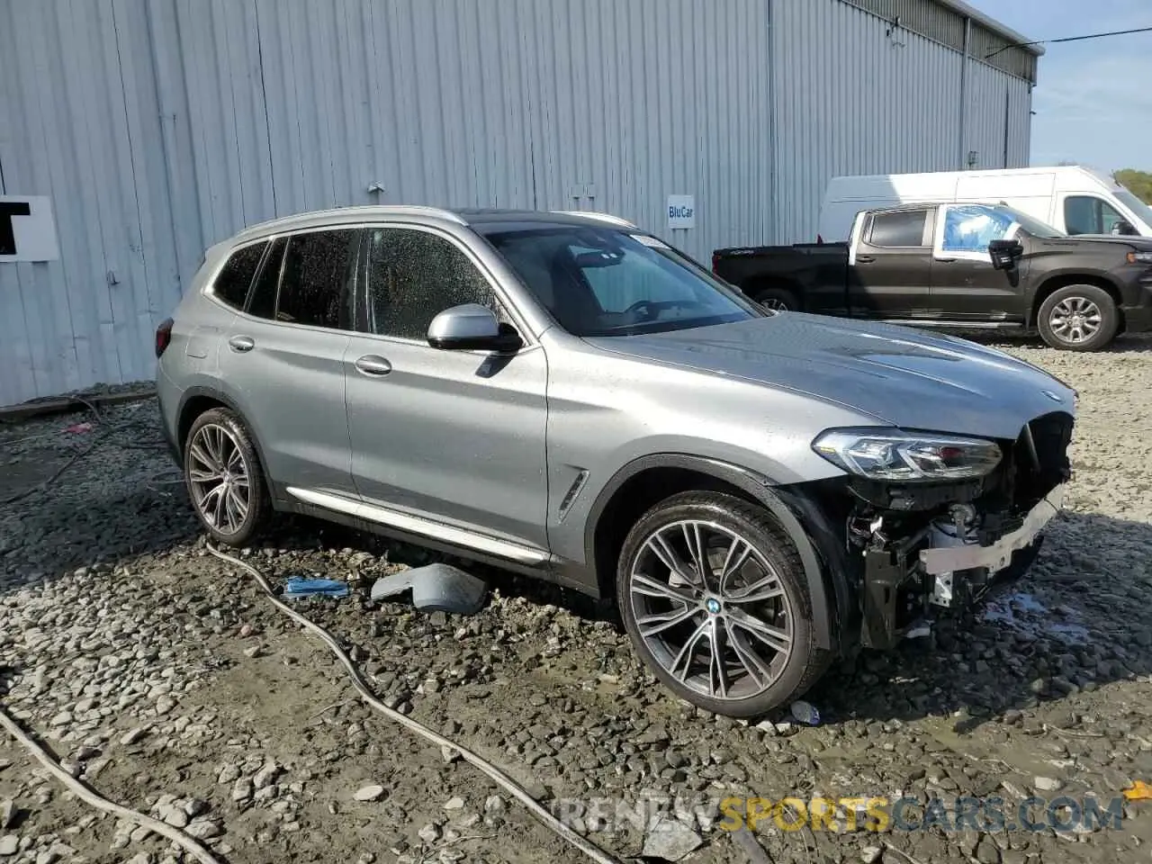 4 fotografías del automóvil dañado 5UX53DP07R9V73947 BMW X3 2024