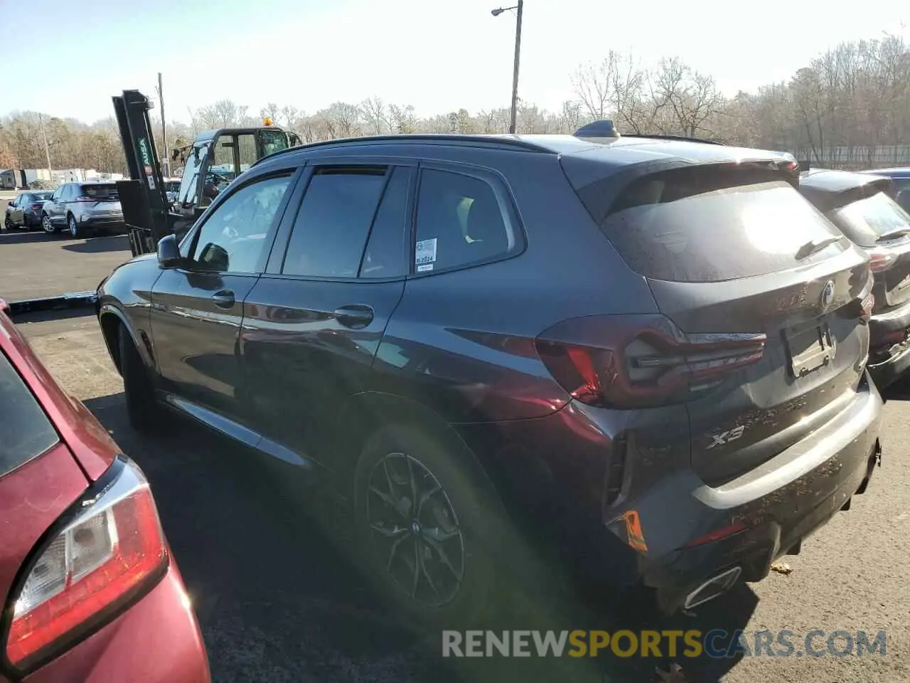 2 fotografías del automóvil dañado 5UX53DP07R9W62076 BMW X3 2024