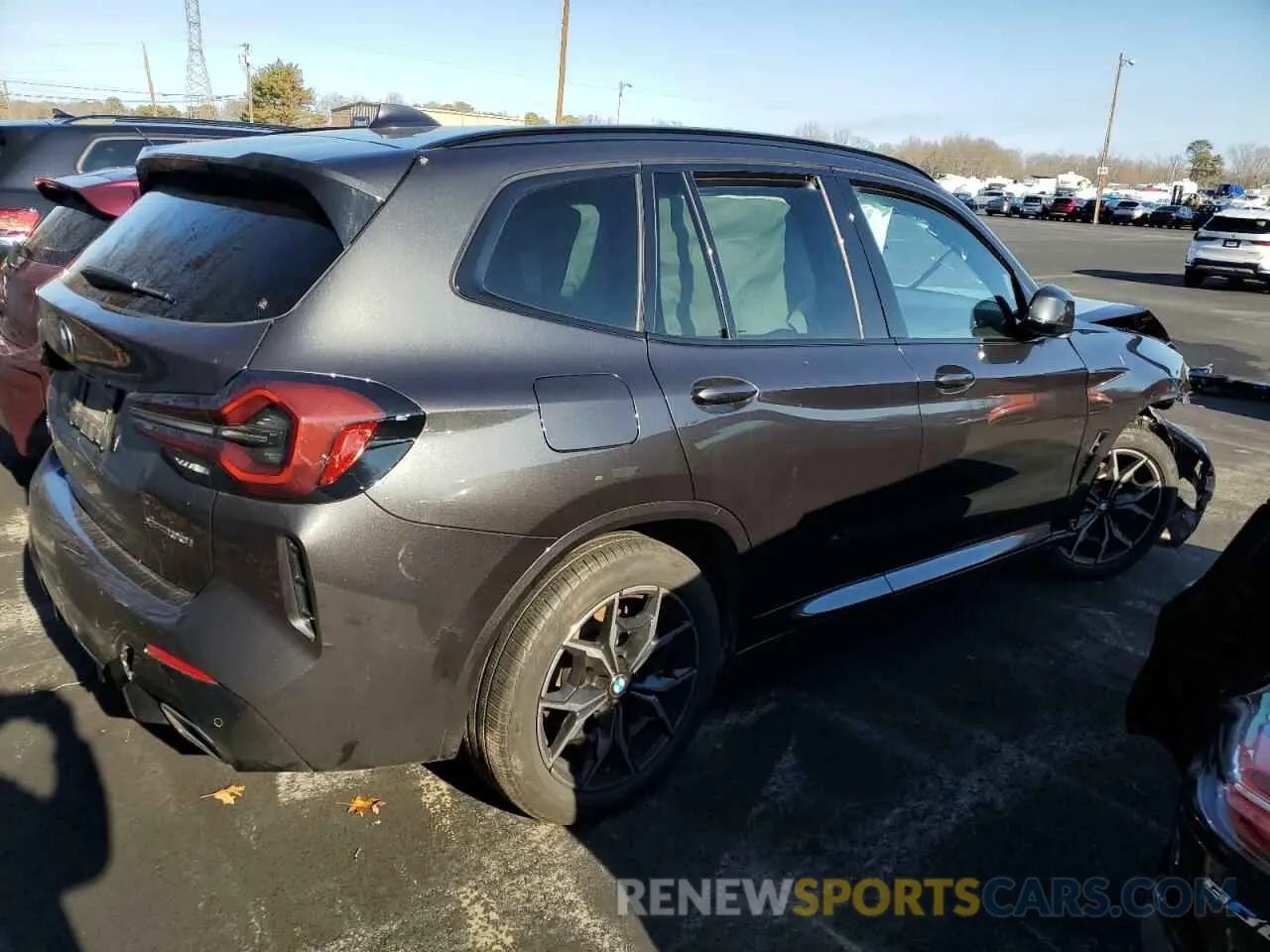 3 fotografías del automóvil dañado 5UX53DP07R9W62076 BMW X3 2024