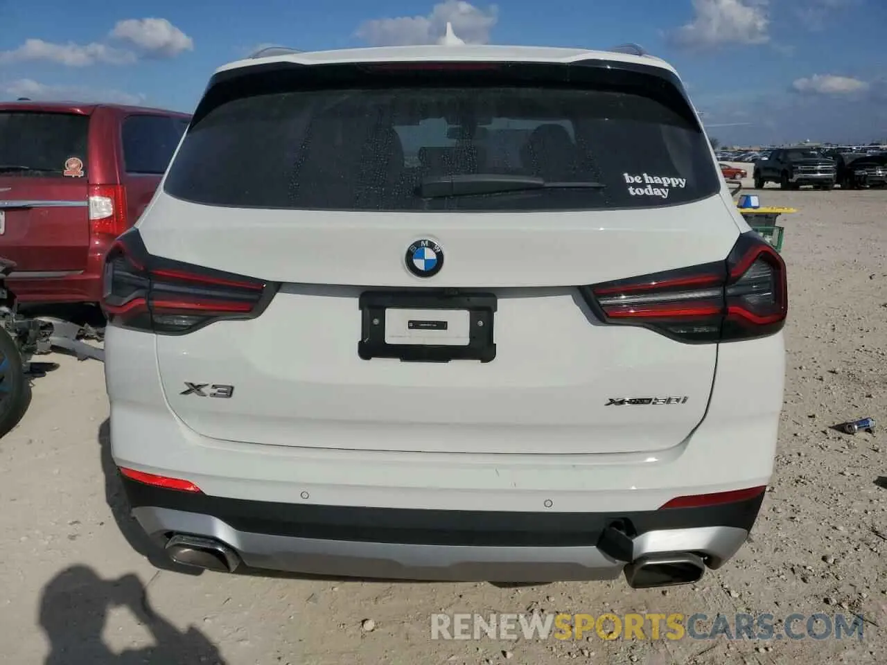 6 fotografías del automóvil dañado 5UX53DP08R9T75944 BMW X3 2024