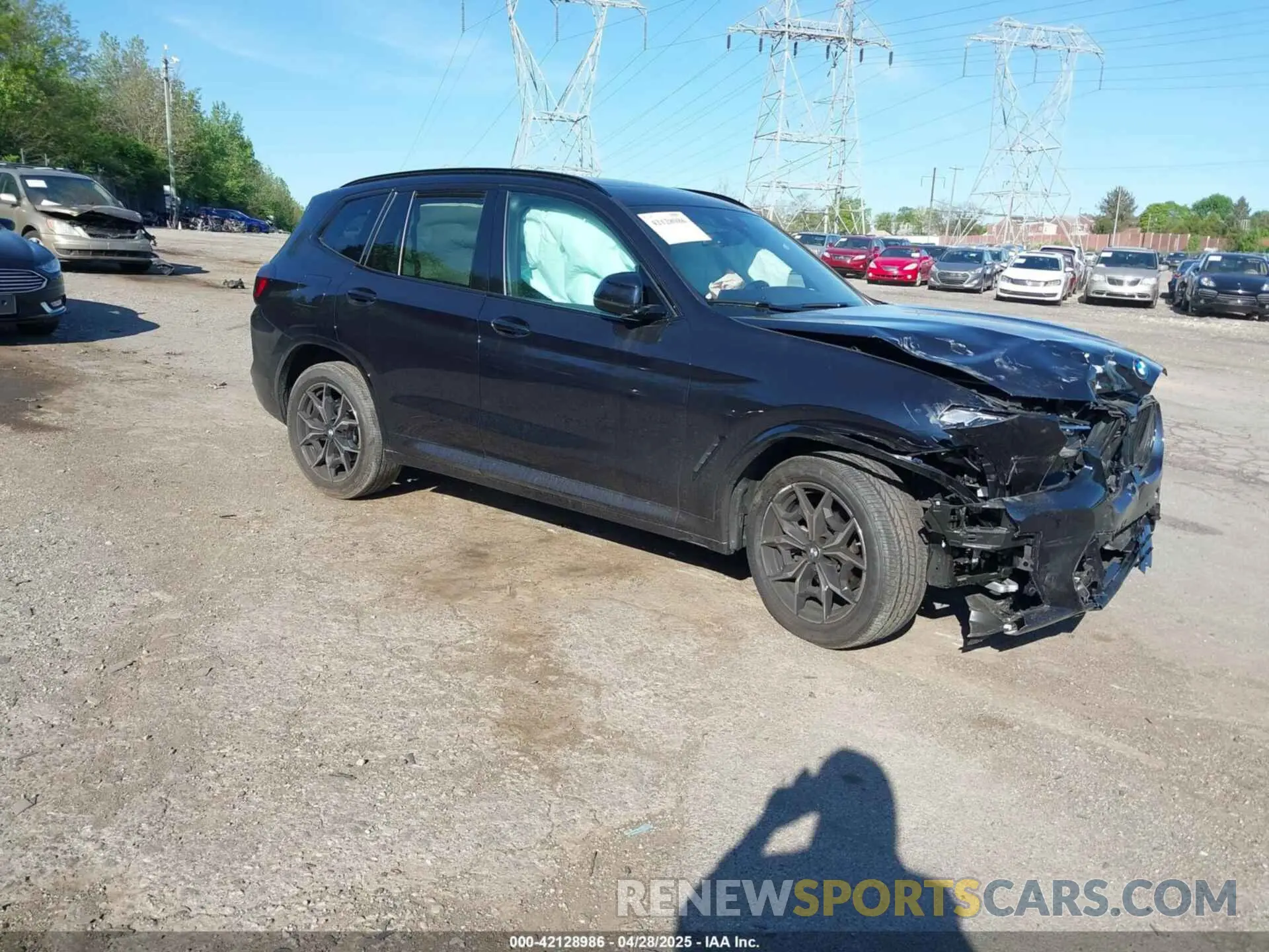 1 fotografías del automóvil dañado 5UX53DP08R9V36583 BMW X3 2024
