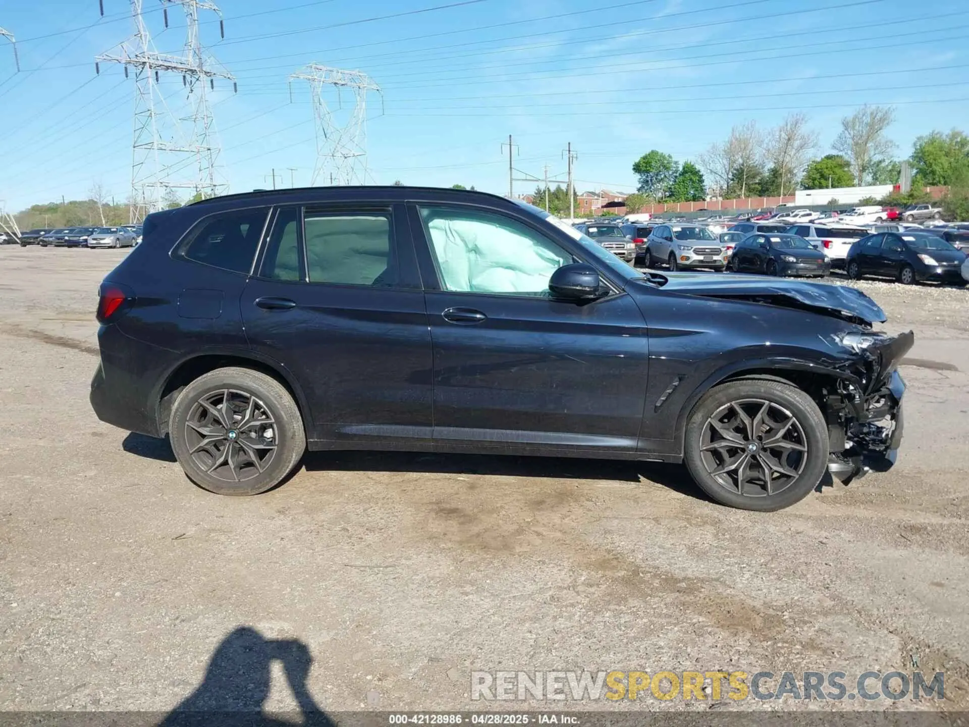 14 fotografías del automóvil dañado 5UX53DP08R9V36583 BMW X3 2024