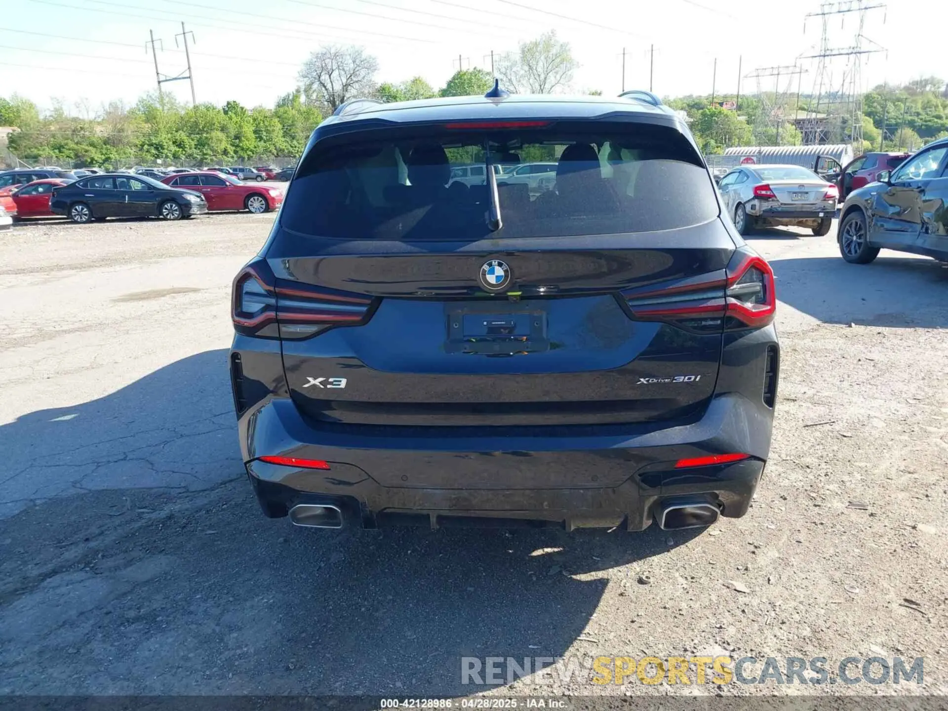 17 fotografías del automóvil dañado 5UX53DP08R9V36583 BMW X3 2024
