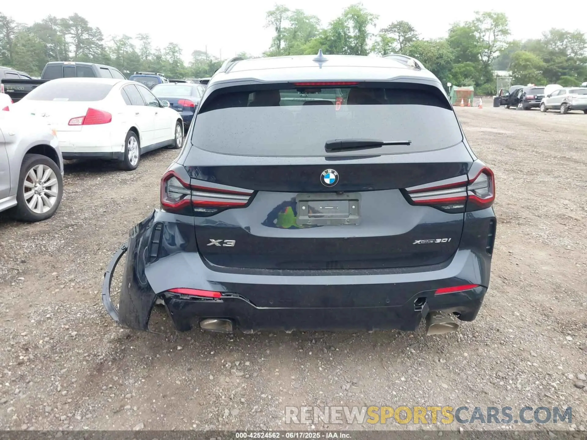 16 fotografías del automóvil dañado 5UX53DP08R9W84443 BMW X3 2024