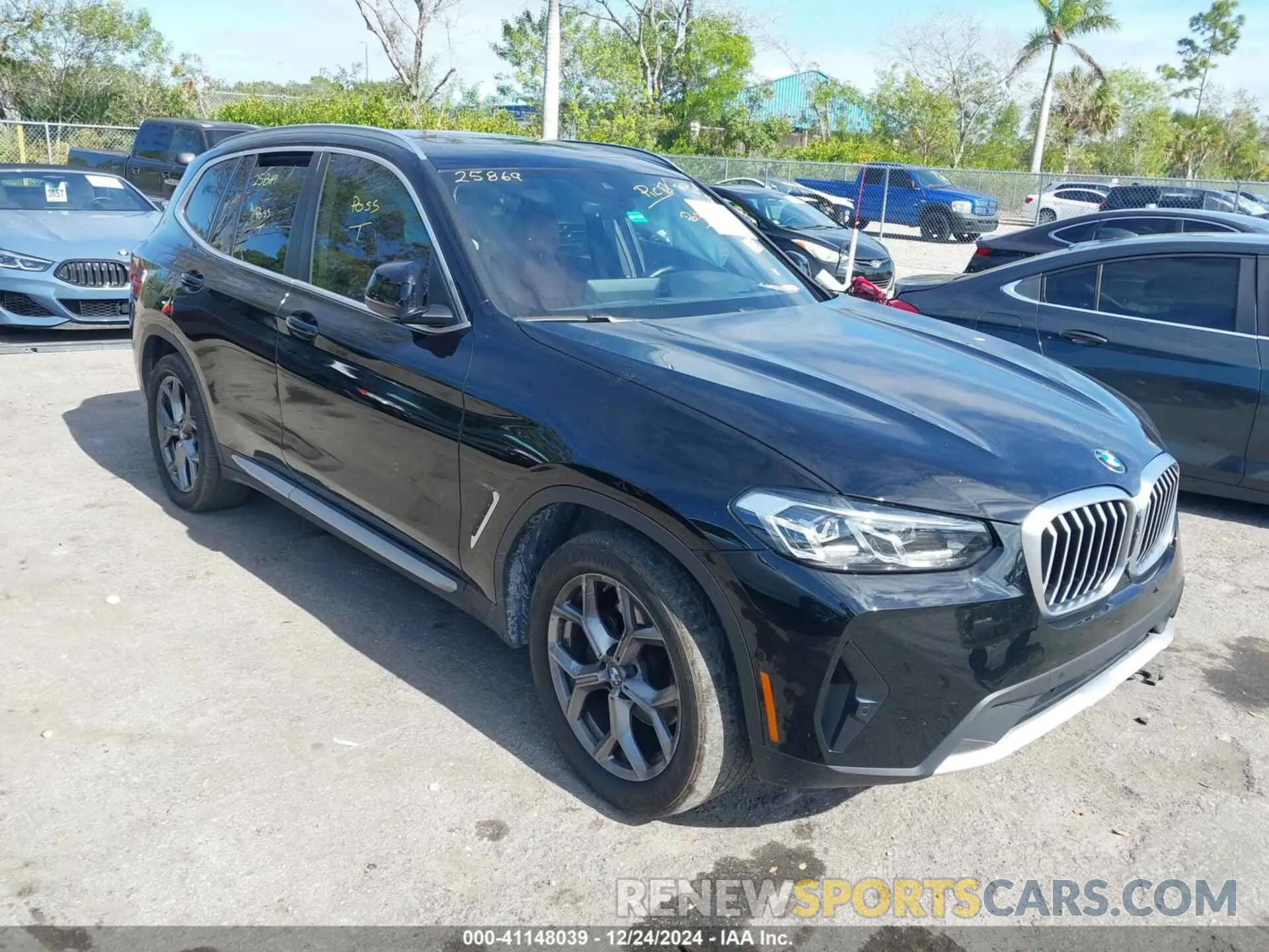 1 fotografías del automóvil dañado 5UX53DP09R9V54316 BMW X3 2024
