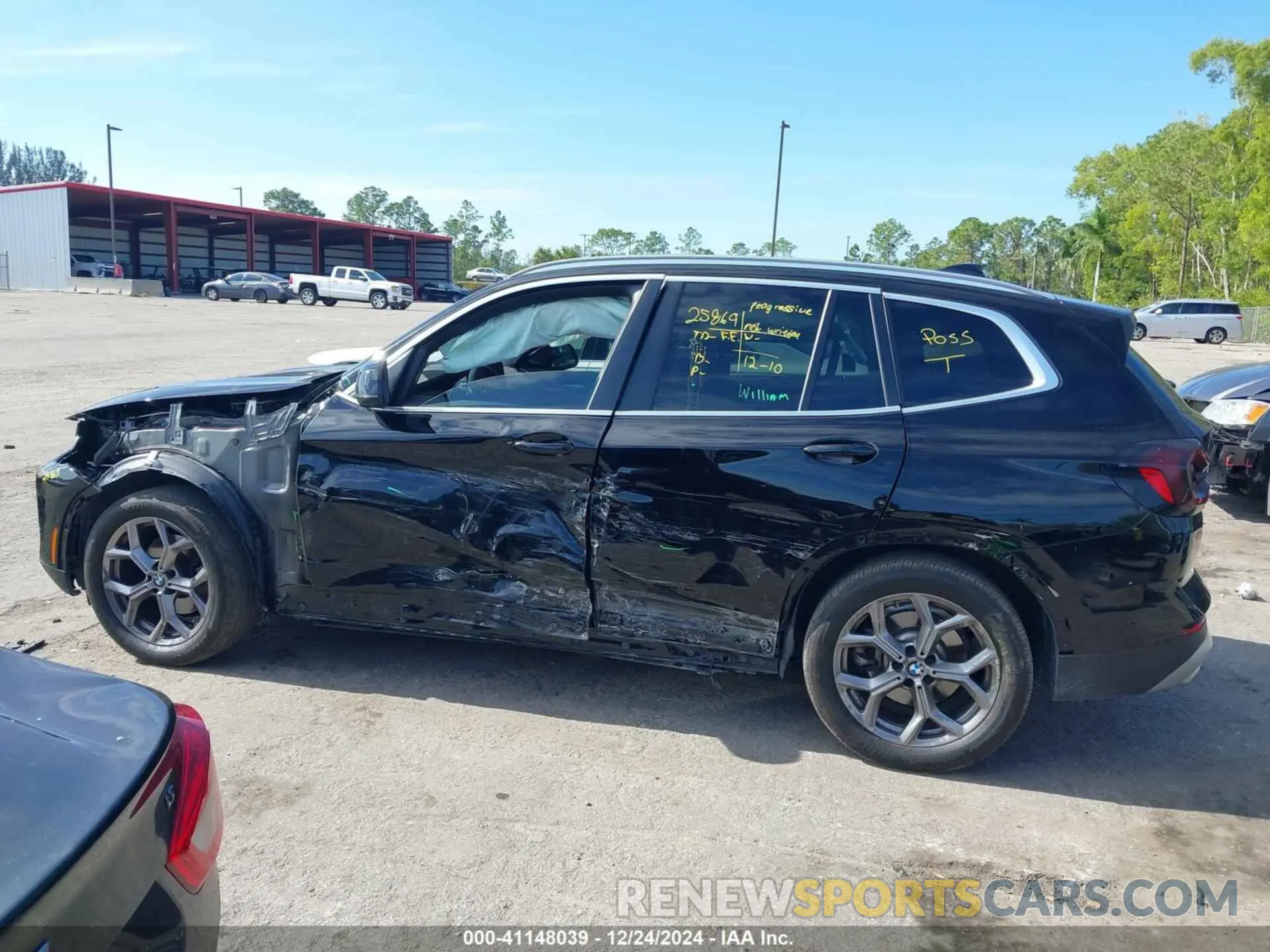 15 fotografías del automóvil dañado 5UX53DP09R9V54316 BMW X3 2024