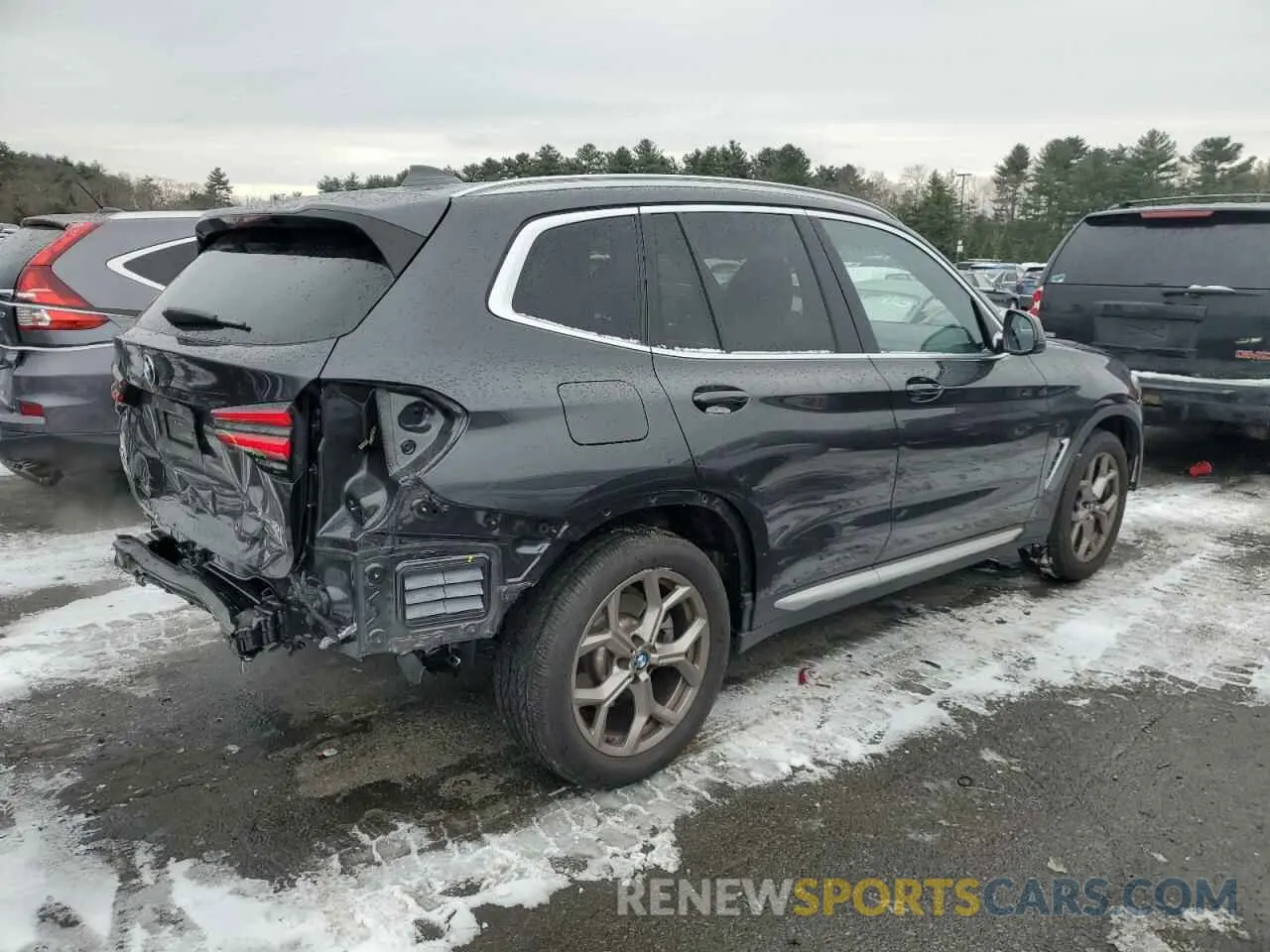 3 fotografías del automóvil dañado 5UX53DP0XR9U49865 BMW X3 2024