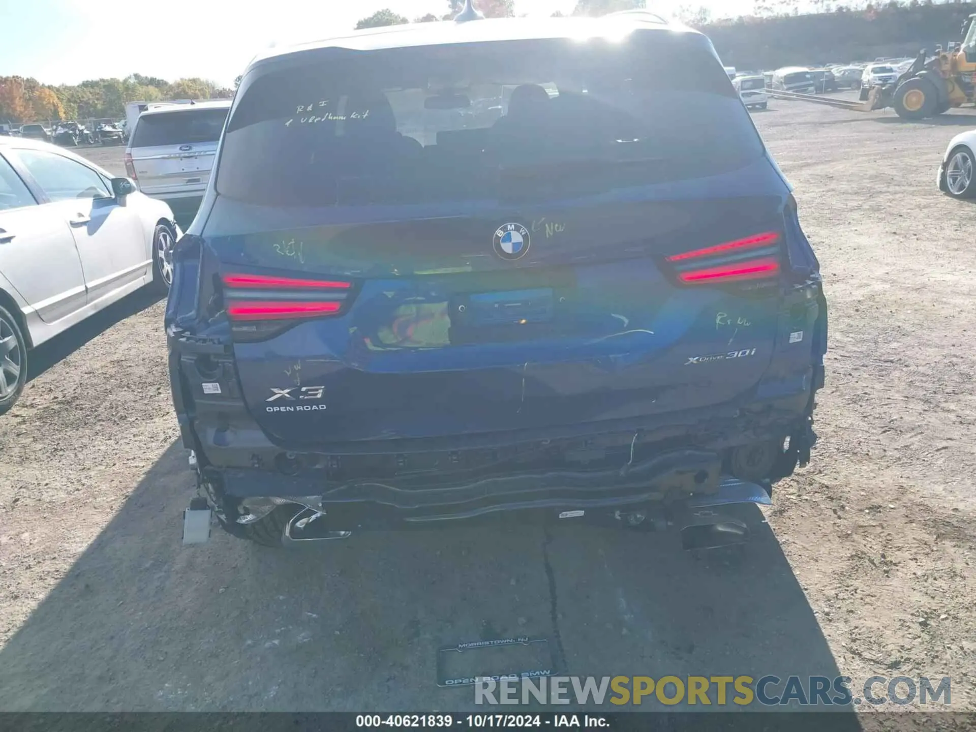 6 fotografías del automóvil dañado 5UX53DP0XR9U86205 BMW X3 2024