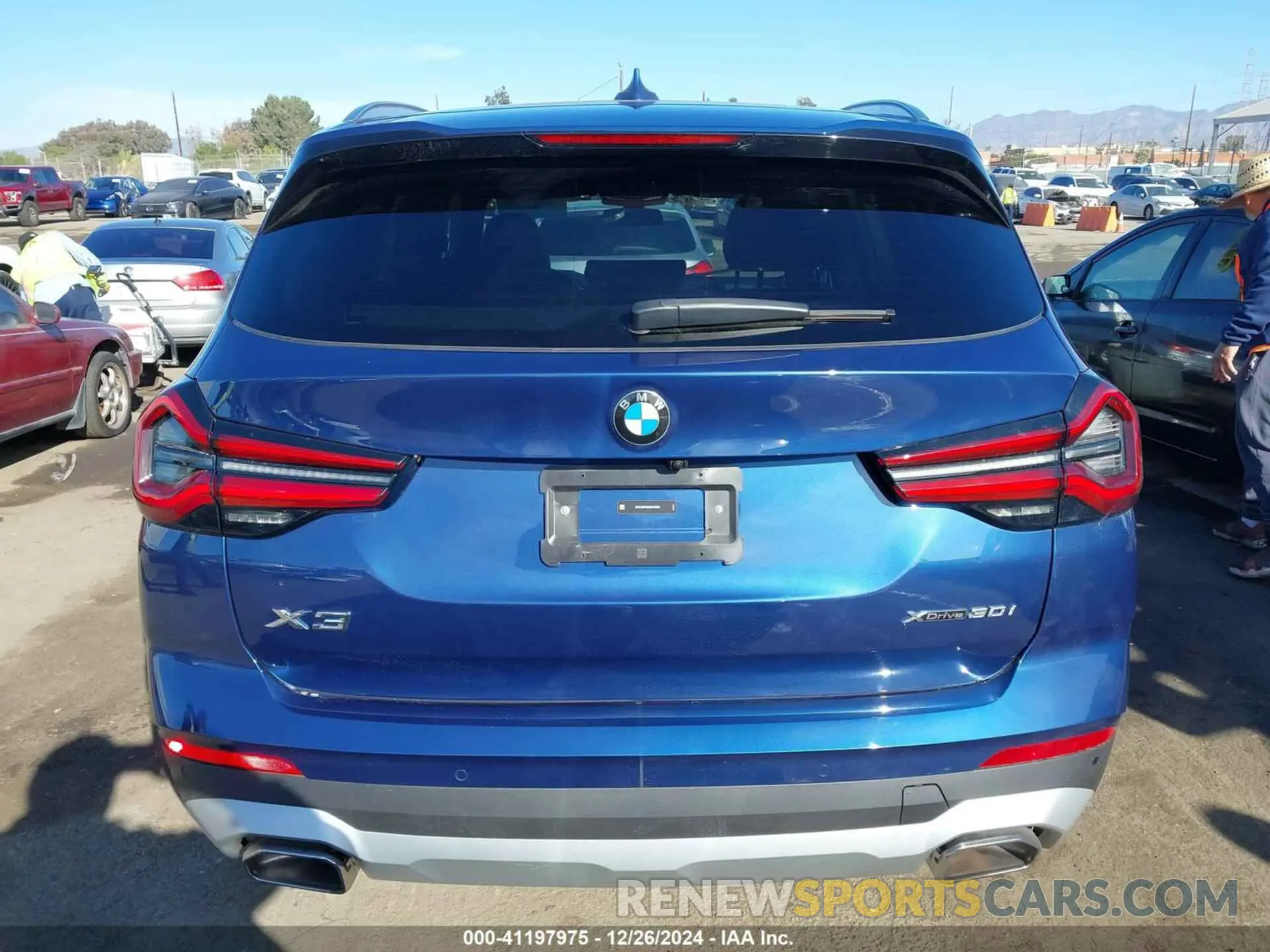 16 fotografías del automóvil dañado 5UX53DP0XR9V24046 BMW X3 2024