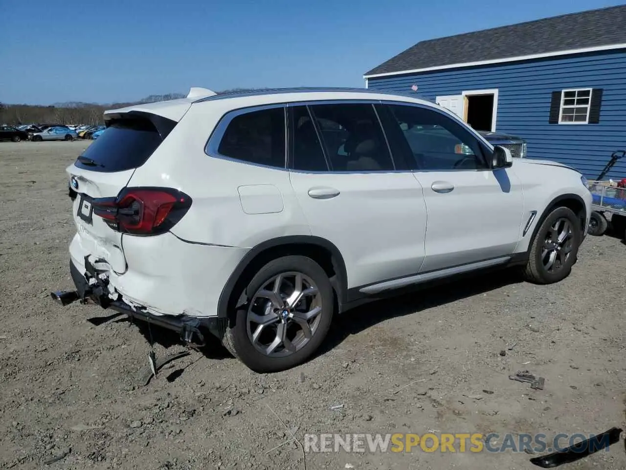 3 fotografías del automóvil dañado 5UX53DP0XR9V54471 BMW X3 2024