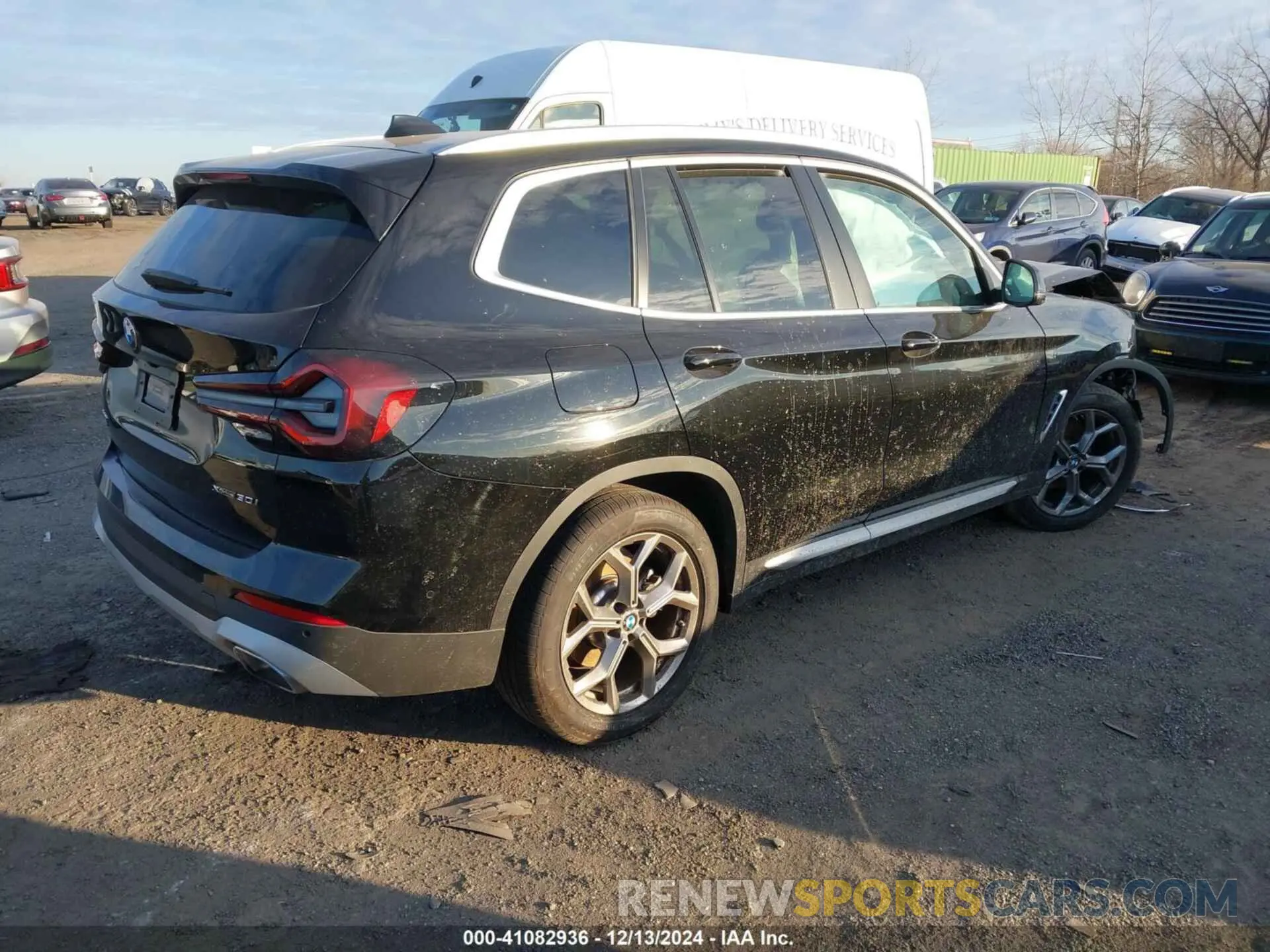 4 fotografías del automóvil dañado 5UX53DP0XR9W49676 BMW X3 2024