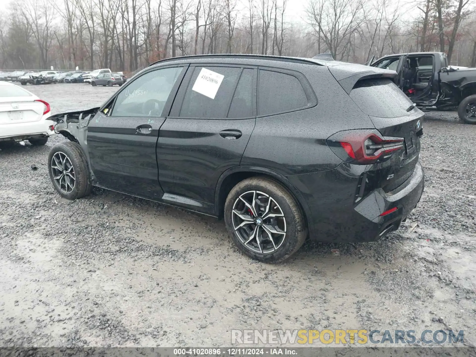 3 fotografías del automóvil dañado 5UX83DP01R9V65002 BMW X3 2024
