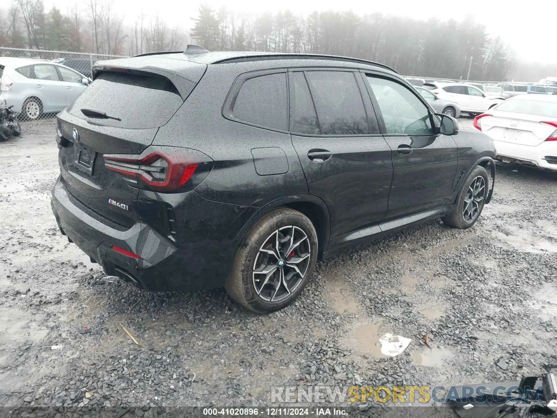 4 fotografías del automóvil dañado 5UX83DP01R9V65002 BMW X3 2024