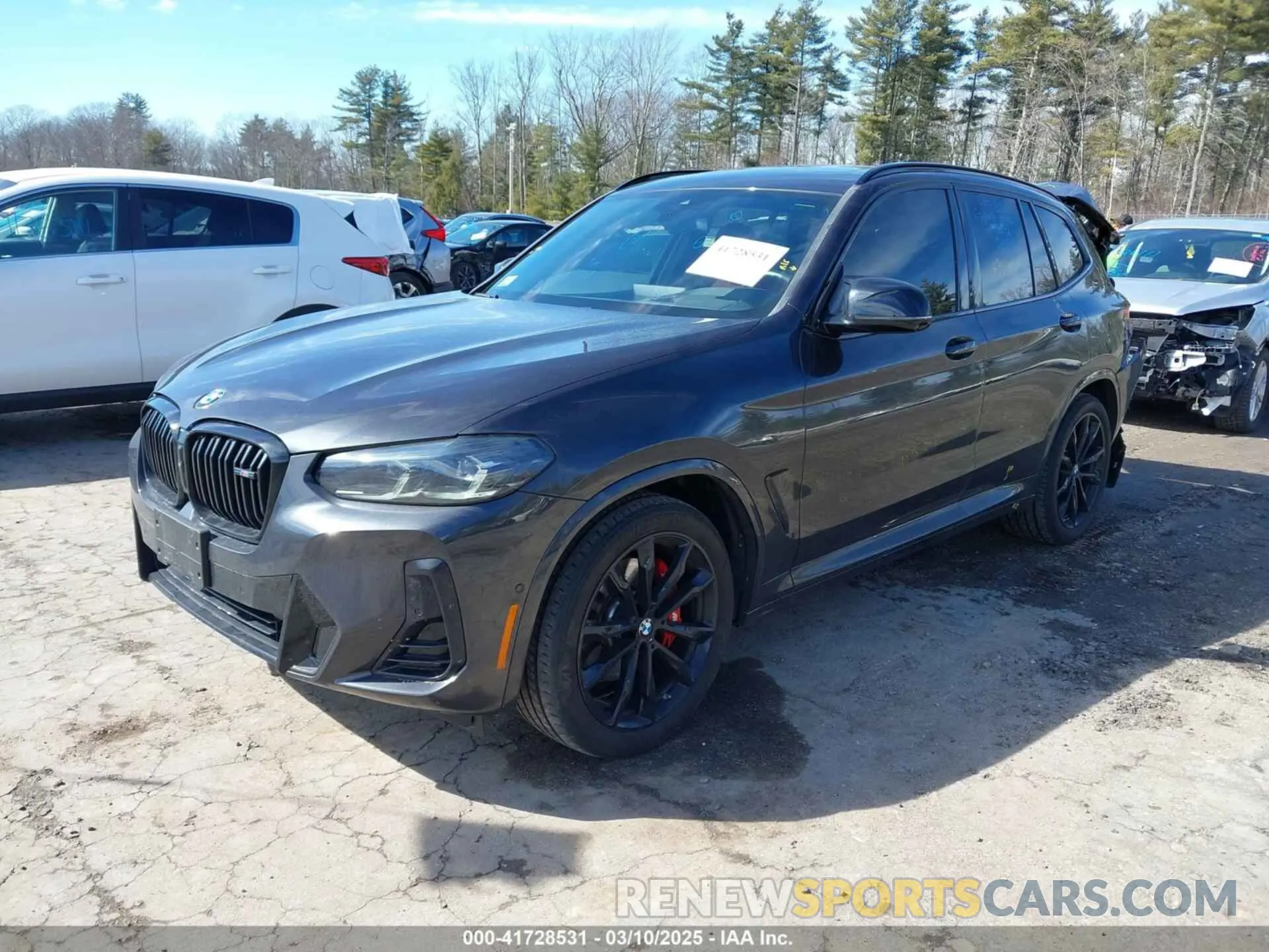 2 fotografías del automóvil dañado 5UX83DP08R9X09466 BMW X3 2024