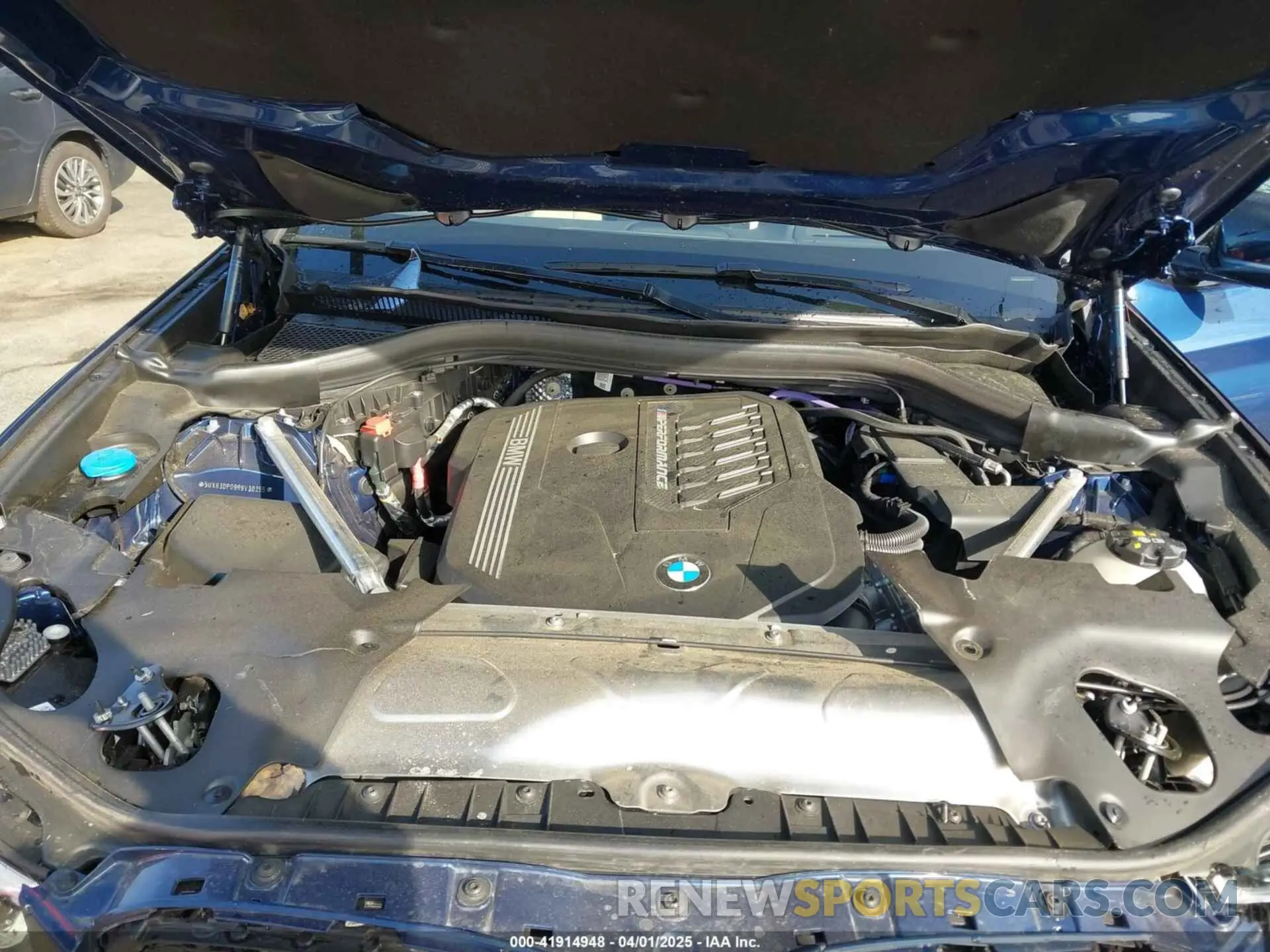10 fotografías del automóvil dañado 5UX83DP09R9V30255 BMW X3 2024
