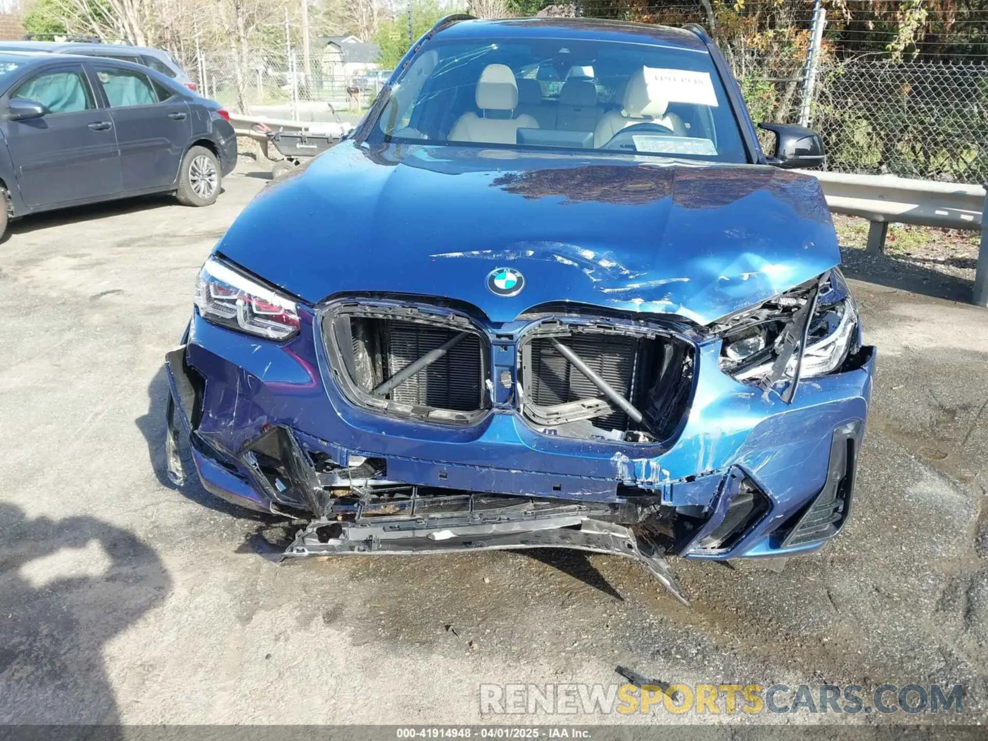 6 fotografías del automóvil dañado 5UX83DP09R9V30255 BMW X3 2024