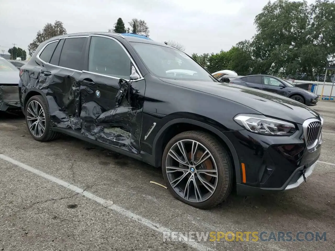 4 fotografías del automóvil dañado WBX47DP04RN287713 BMW X3 2024
