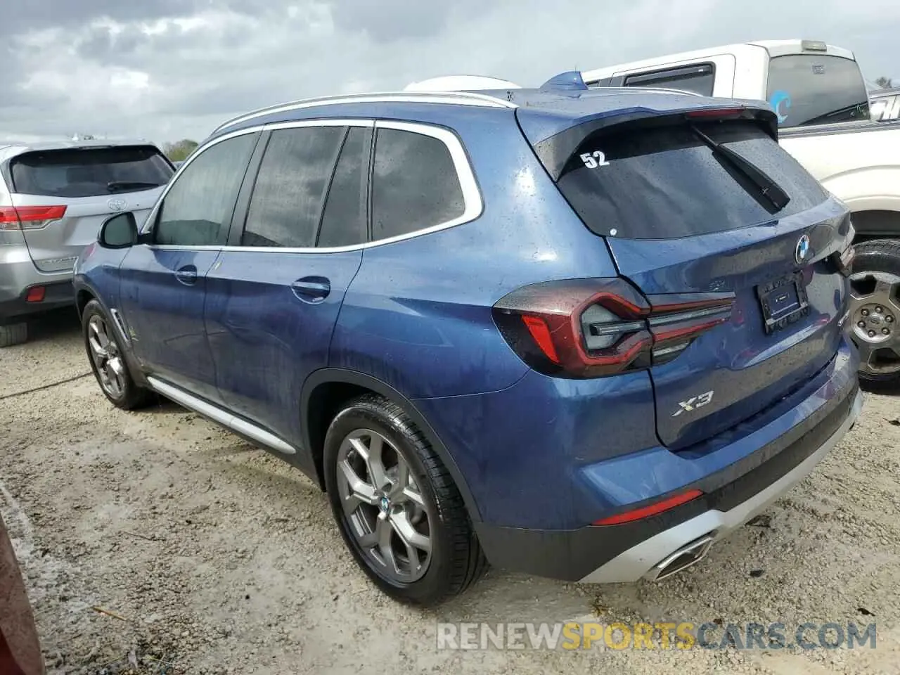 2 fotografías del automóvil dañado WBX47DP05RN275280 BMW X3 2024