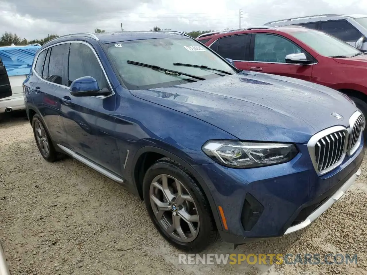 4 fotografías del automóvil dañado WBX47DP05RN275280 BMW X3 2024
