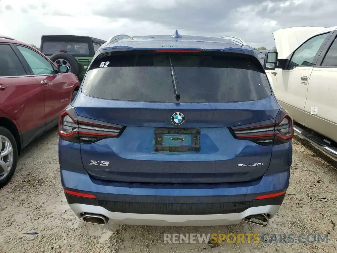 6 fotografías del automóvil dañado WBX47DP05RN275280 BMW X3 2024