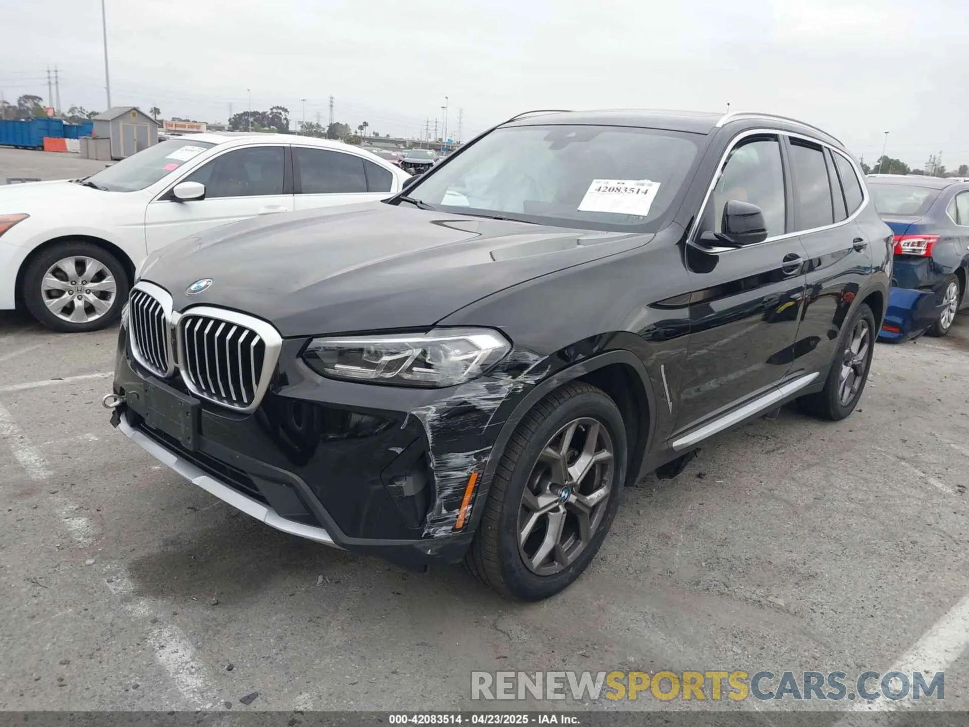 2 fotografías del automóvil dañado WBX47DP06RN261517 BMW X3 2024