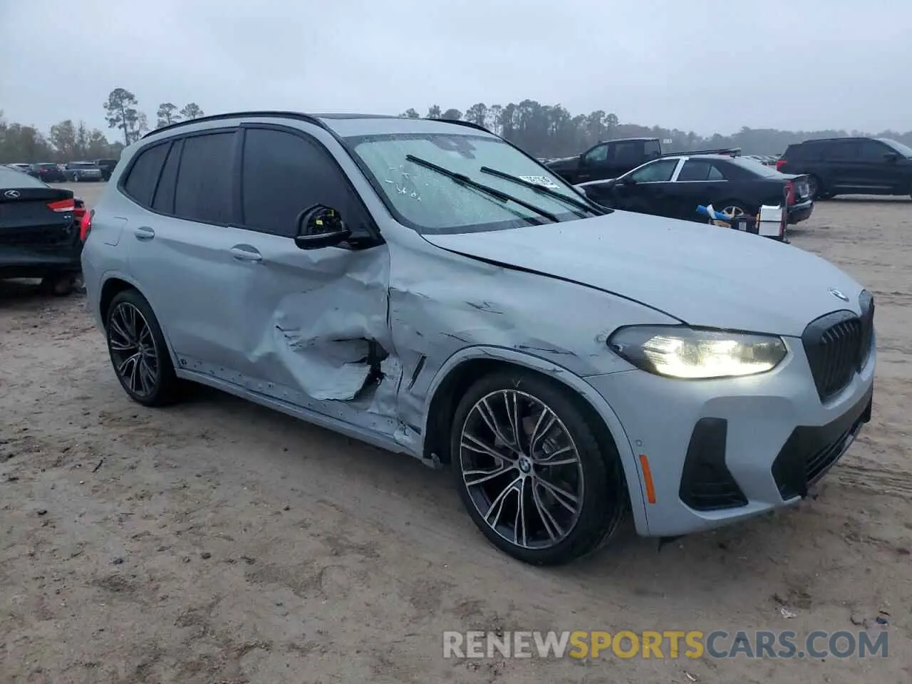 4 fotografías del automóvil dañado WBX47DP07RN292226 BMW X3 2024