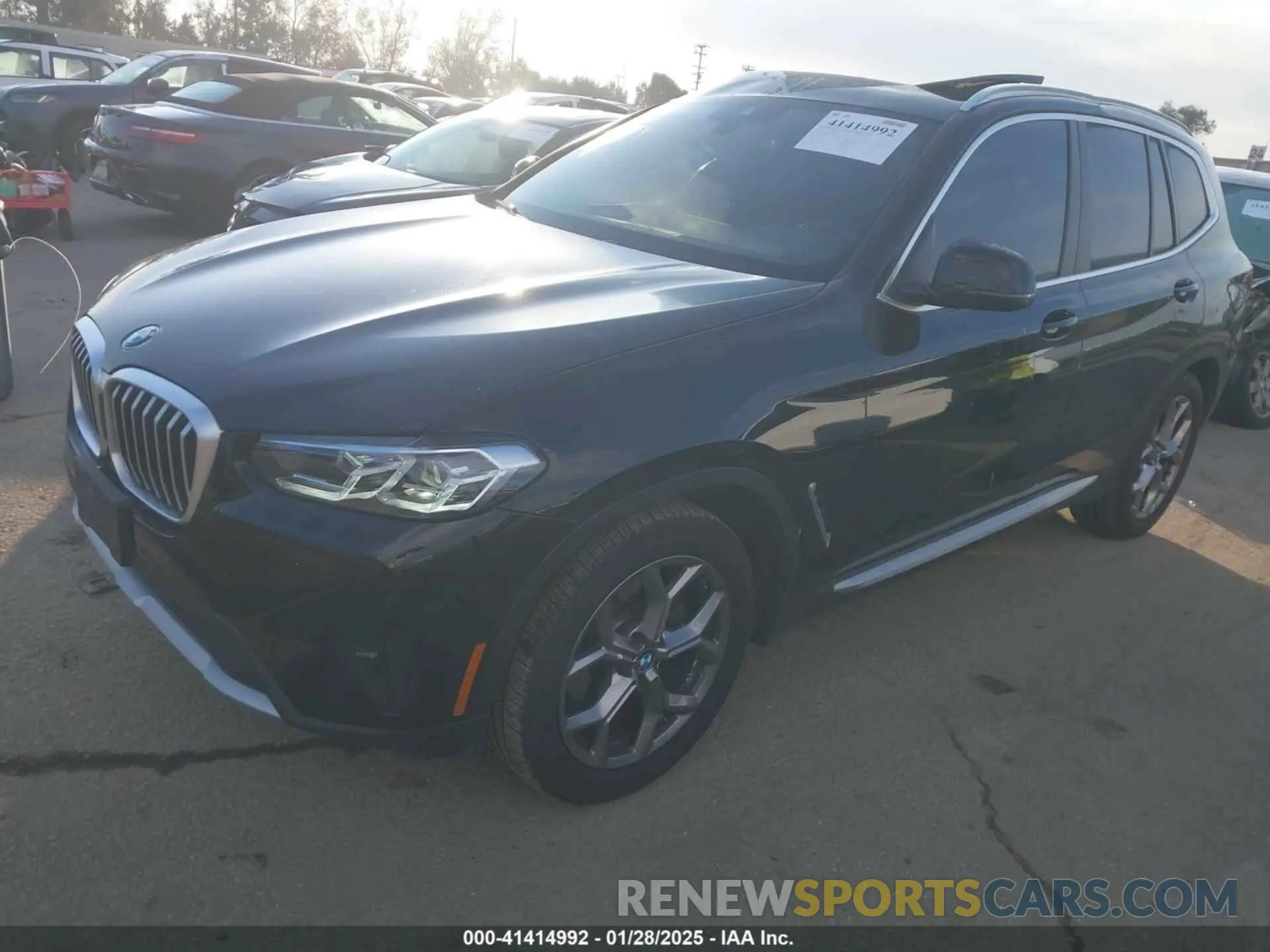 2 fotografías del automóvil dañado WBX47DP0XRN261570 BMW X3 2024