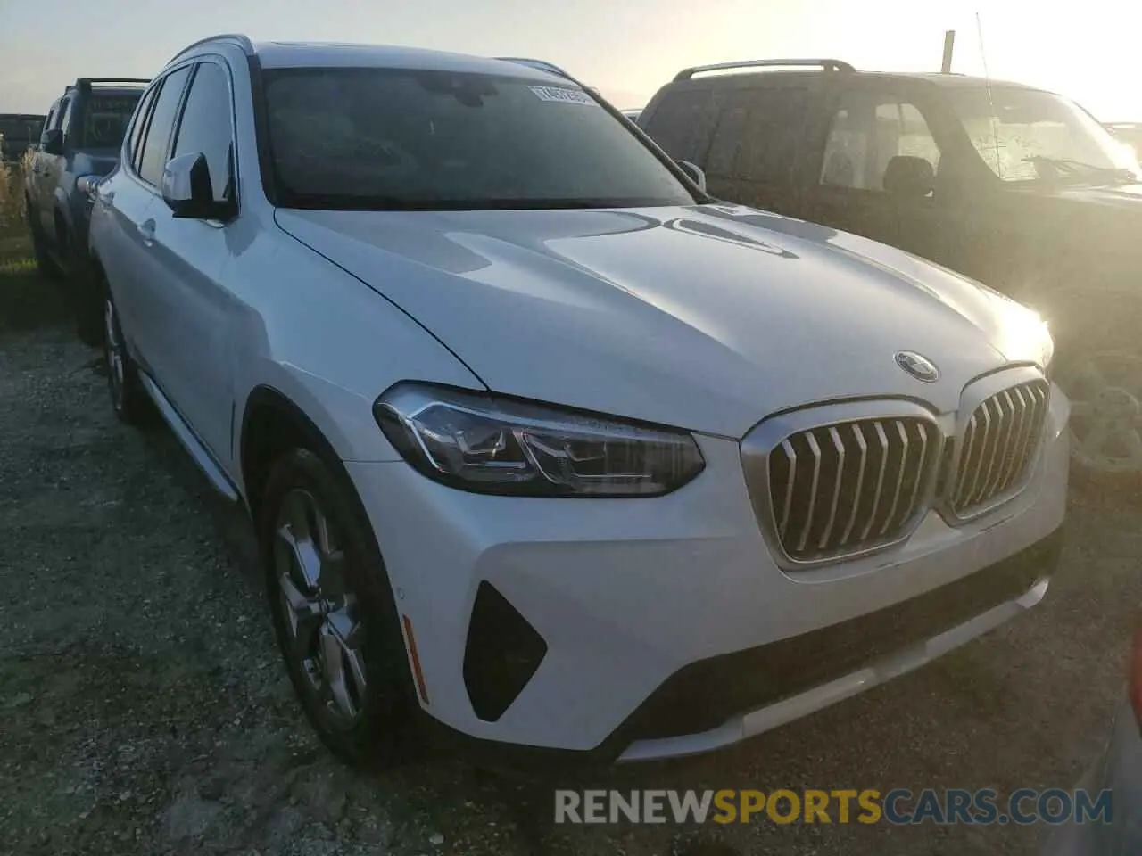 5 fotografías del automóvil dañado WBX47DP0XRN263495 BMW X3 2024