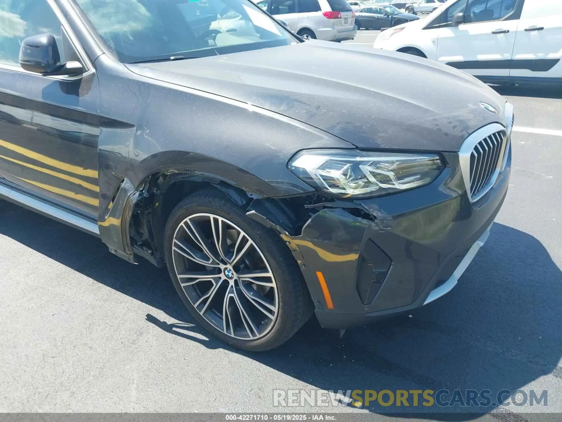17 fotografías del automóvil dañado WBX47DP0XRN280846 BMW X3 2024