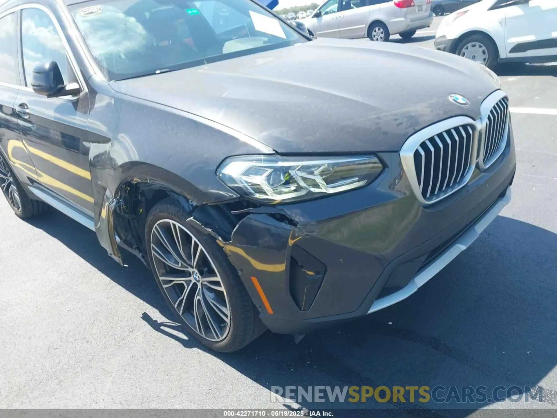 6 fotografías del automóvil dañado WBX47DP0XRN280846 BMW X3 2024