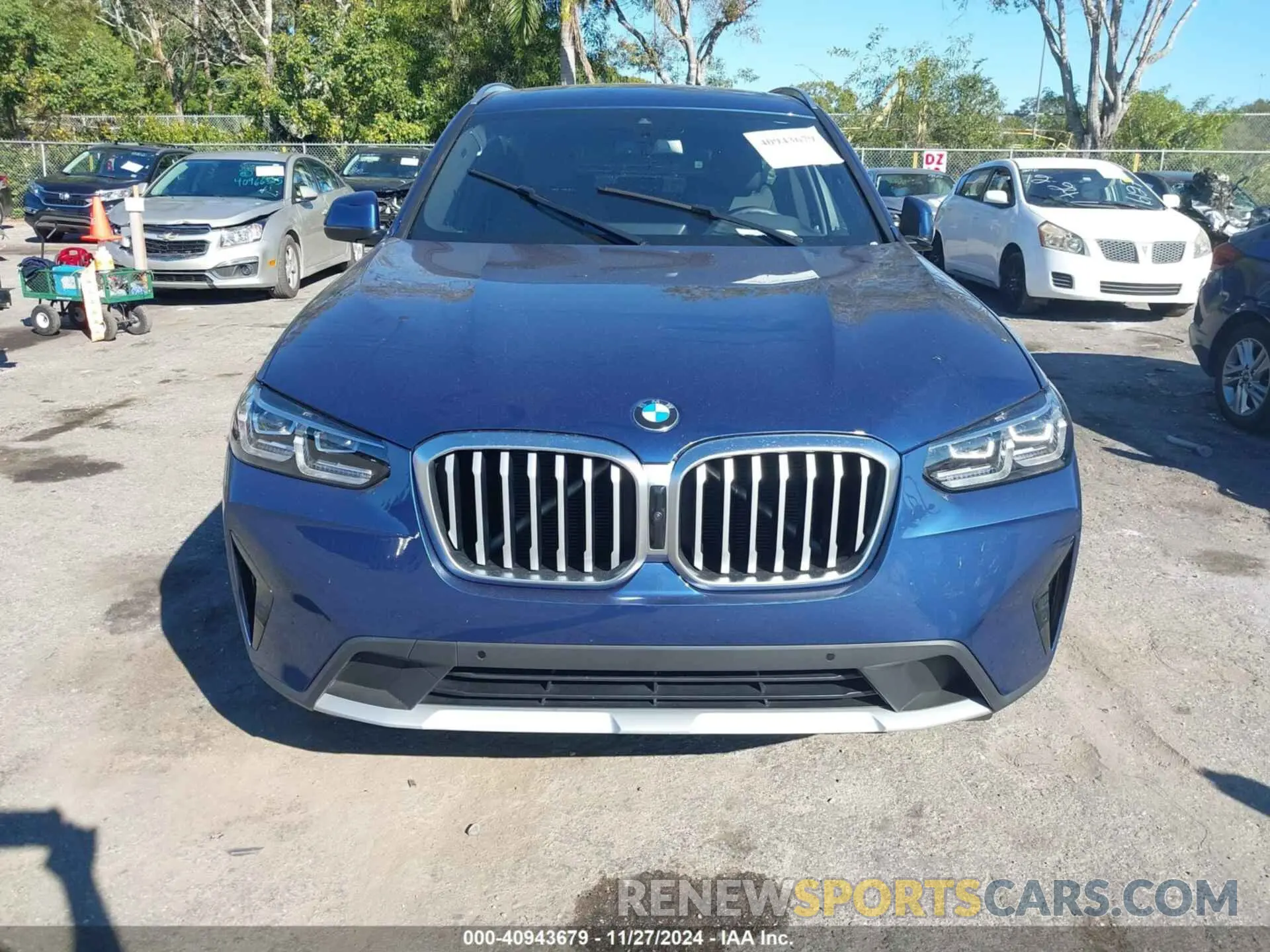11 fotografías del automóvil dañado WBX47DP0XRN296089 BMW X3 2024
