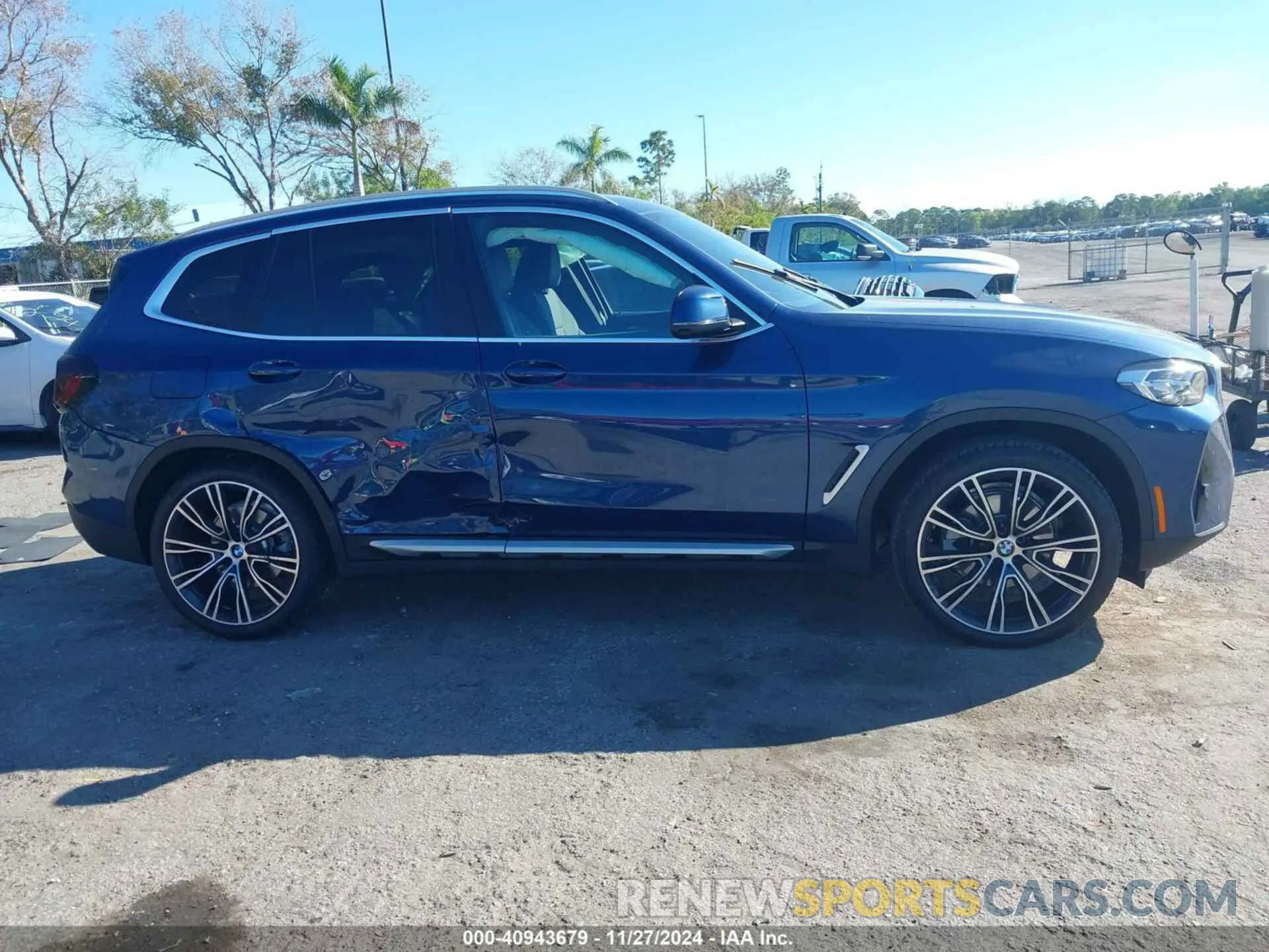 12 fotografías del automóvil dañado WBX47DP0XRN296089 BMW X3 2024