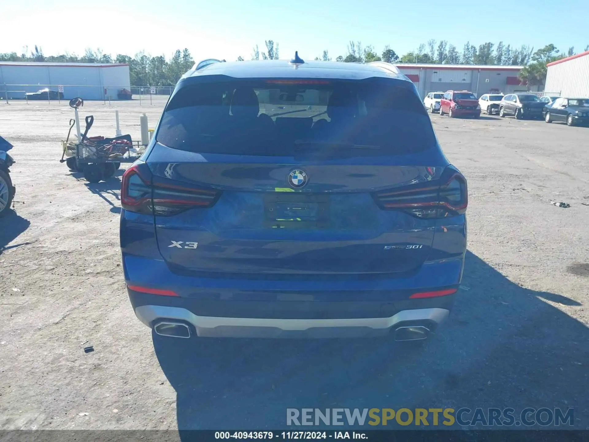 15 fotografías del automóvil dañado WBX47DP0XRN296089 BMW X3 2024