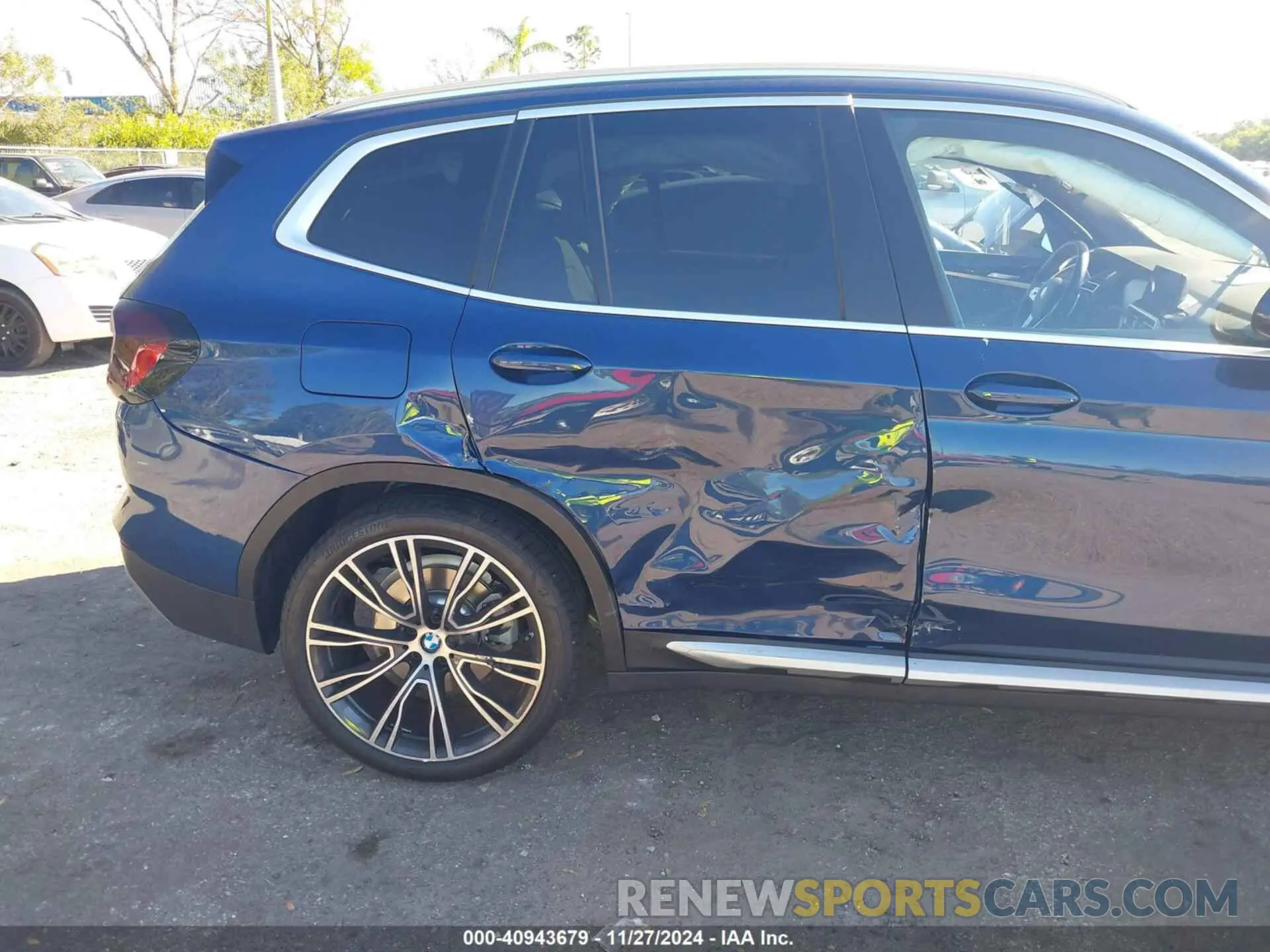 6 fotografías del automóvil dañado WBX47DP0XRN296089 BMW X3 2024