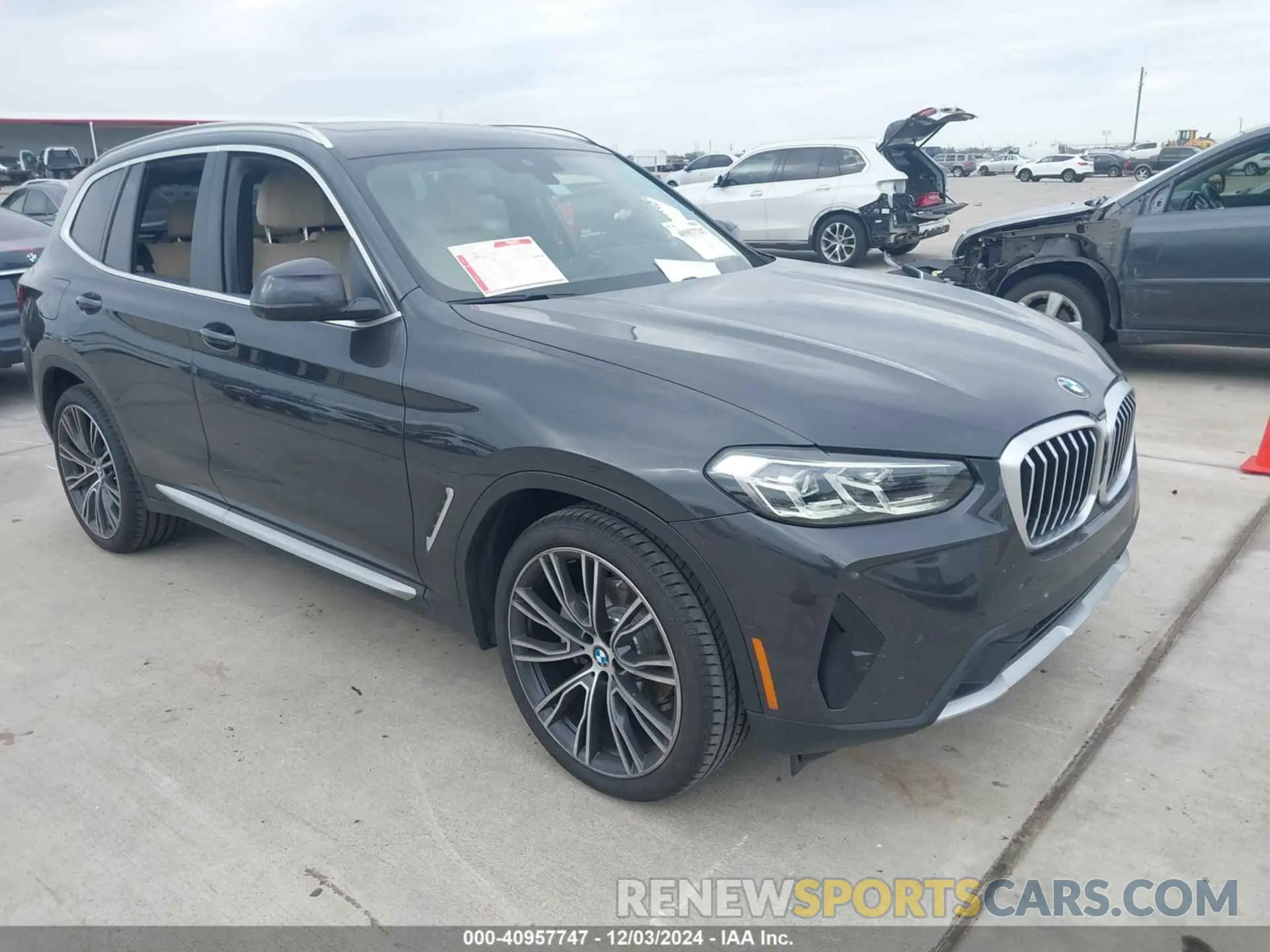 1 fotografías del automóvil dañado WBX47DP0XRN310010 BMW X3 2024