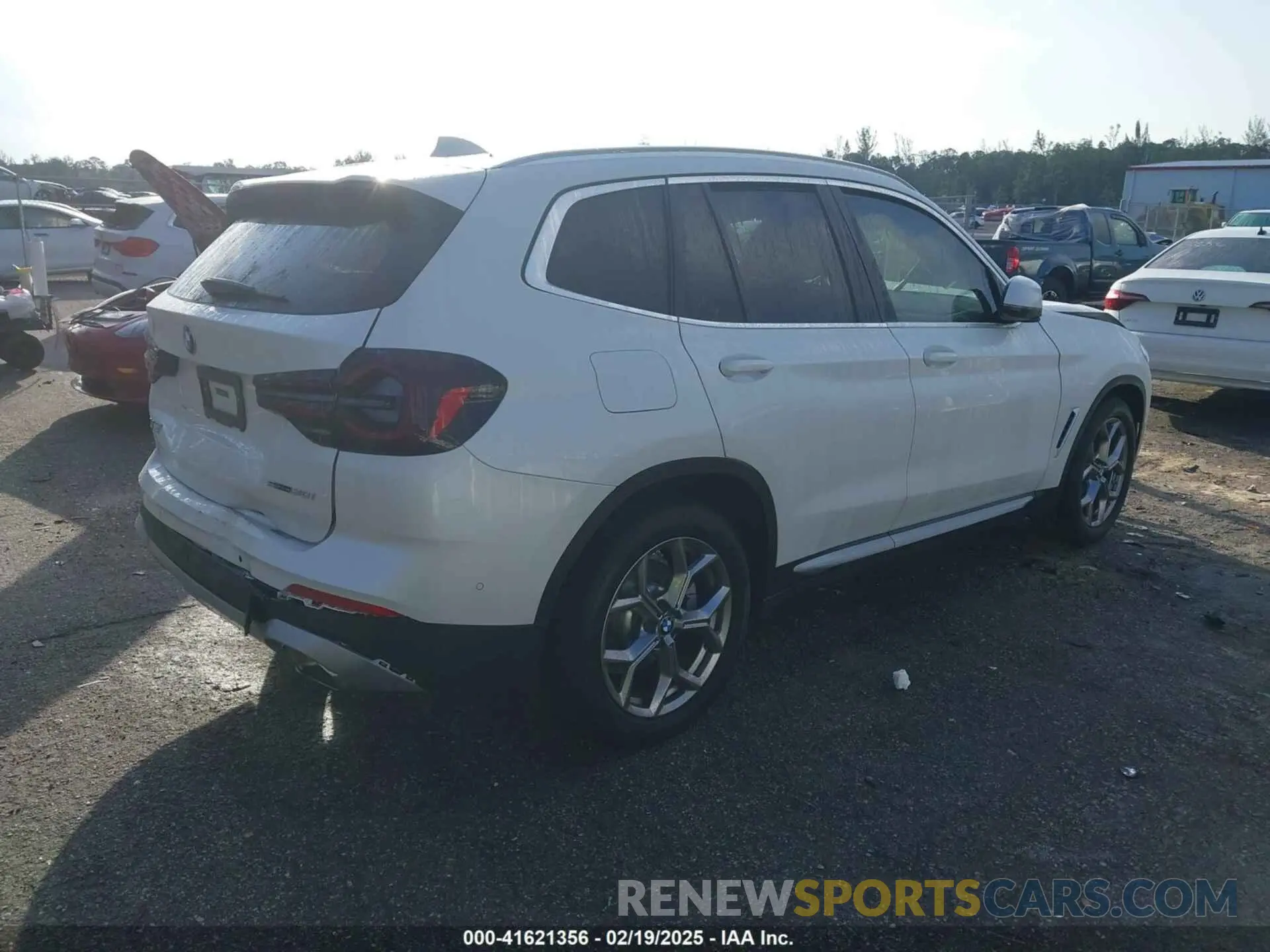 4 fotografías del automóvil dañado WBX47DP0XRN314770 BMW X3 2024