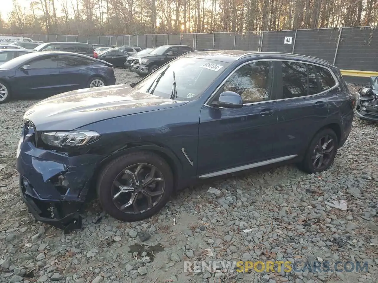 1 fotografías del automóvil dañado WBX57DP02RN286046 BMW X3 2024