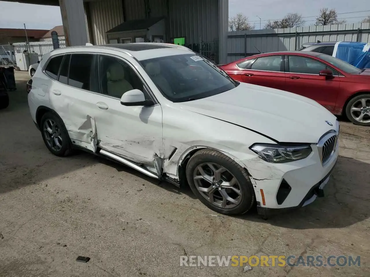4 fotografías del automóvil dañado WBX57DP05RN302675 BMW X3 2024
