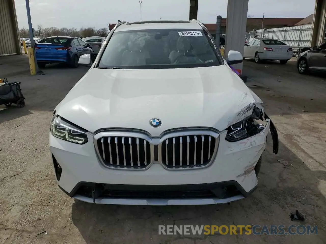 5 fotografías del automóvil dañado WBX57DP05RN302675 BMW X3 2024