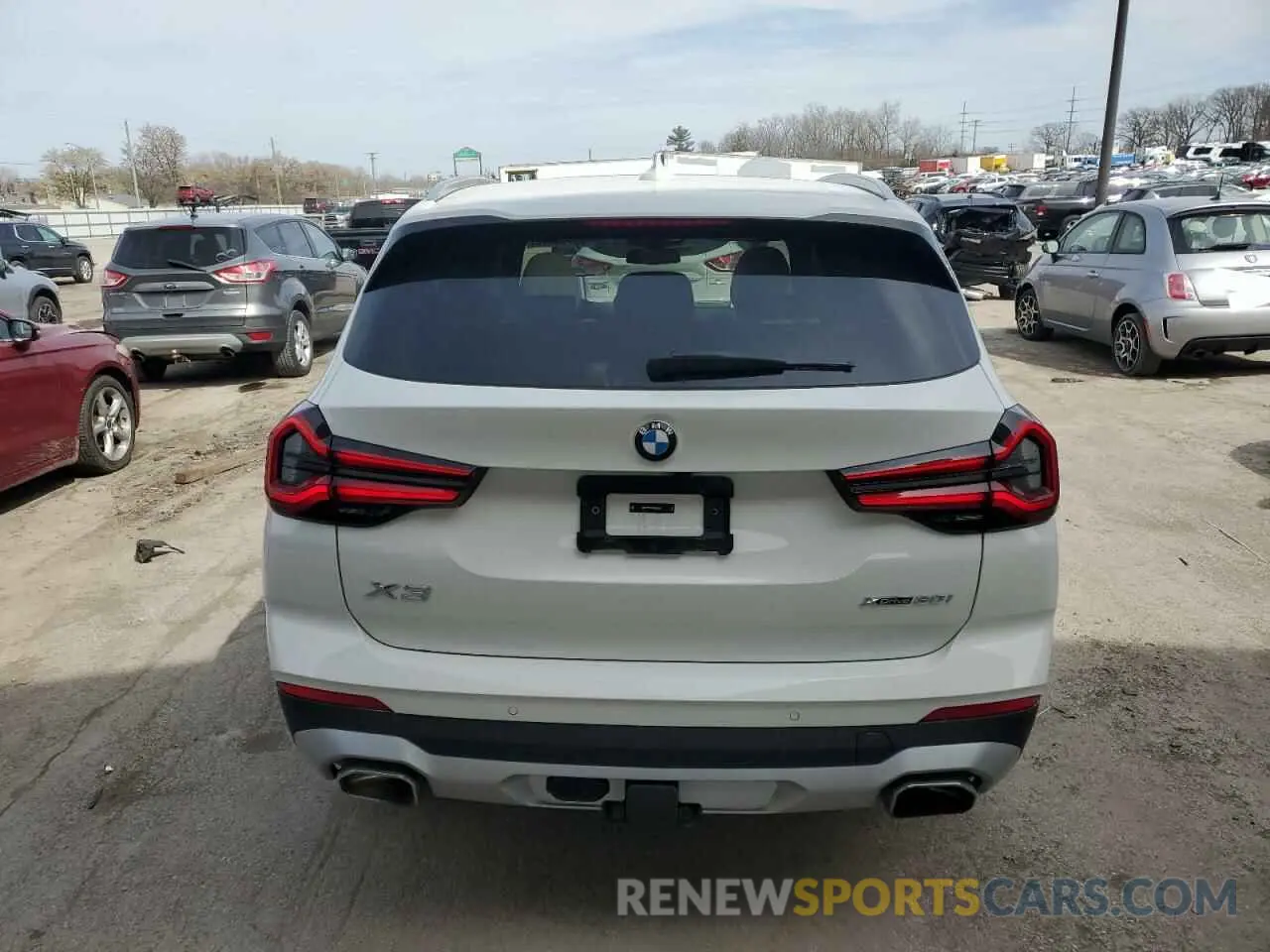 6 fotografías del automóvil dañado WBX57DP05RN302675 BMW X3 2024