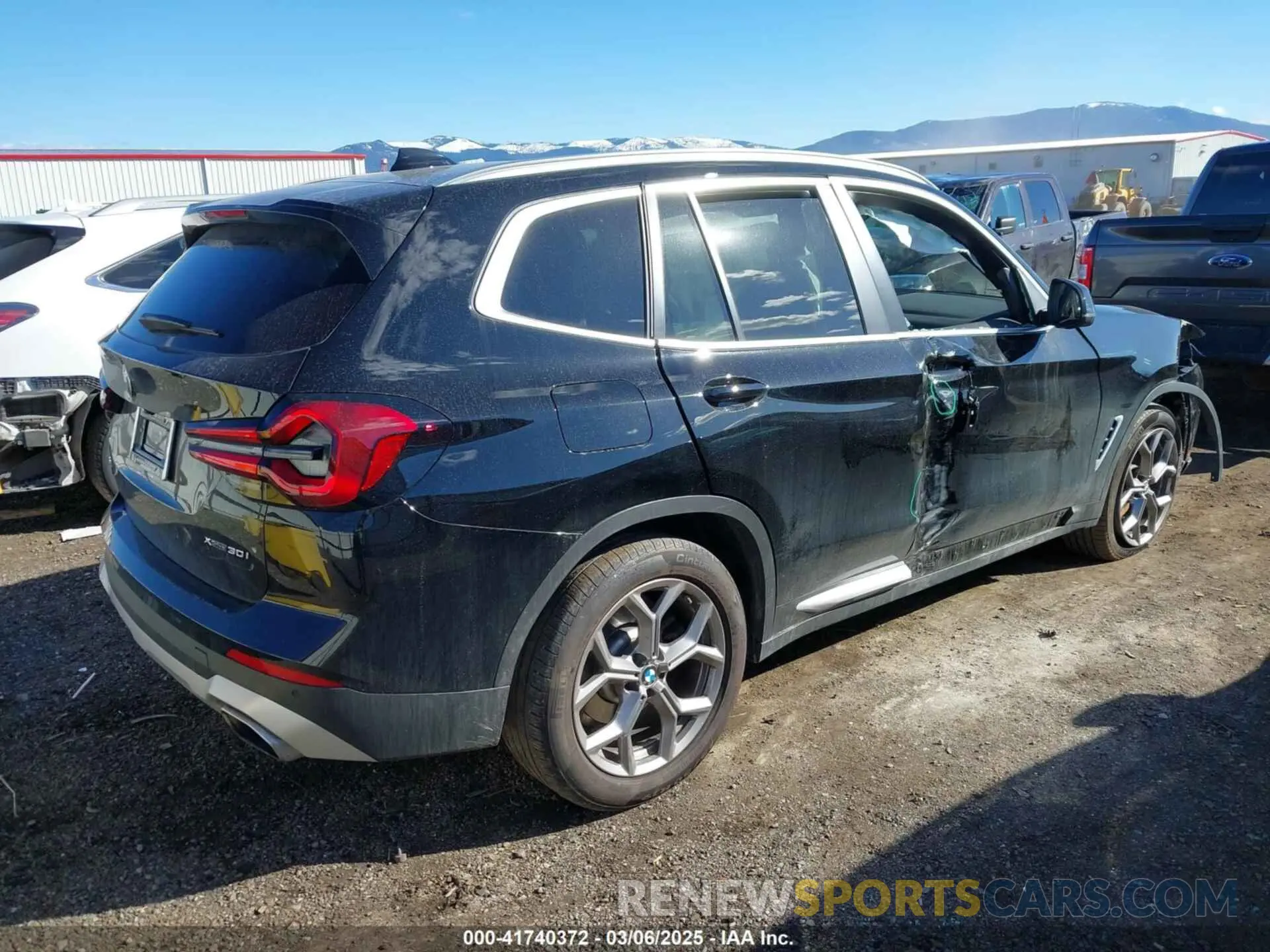 4 fotografías del automóvil dañado WBX57DP06RN297714 BMW X3 2024