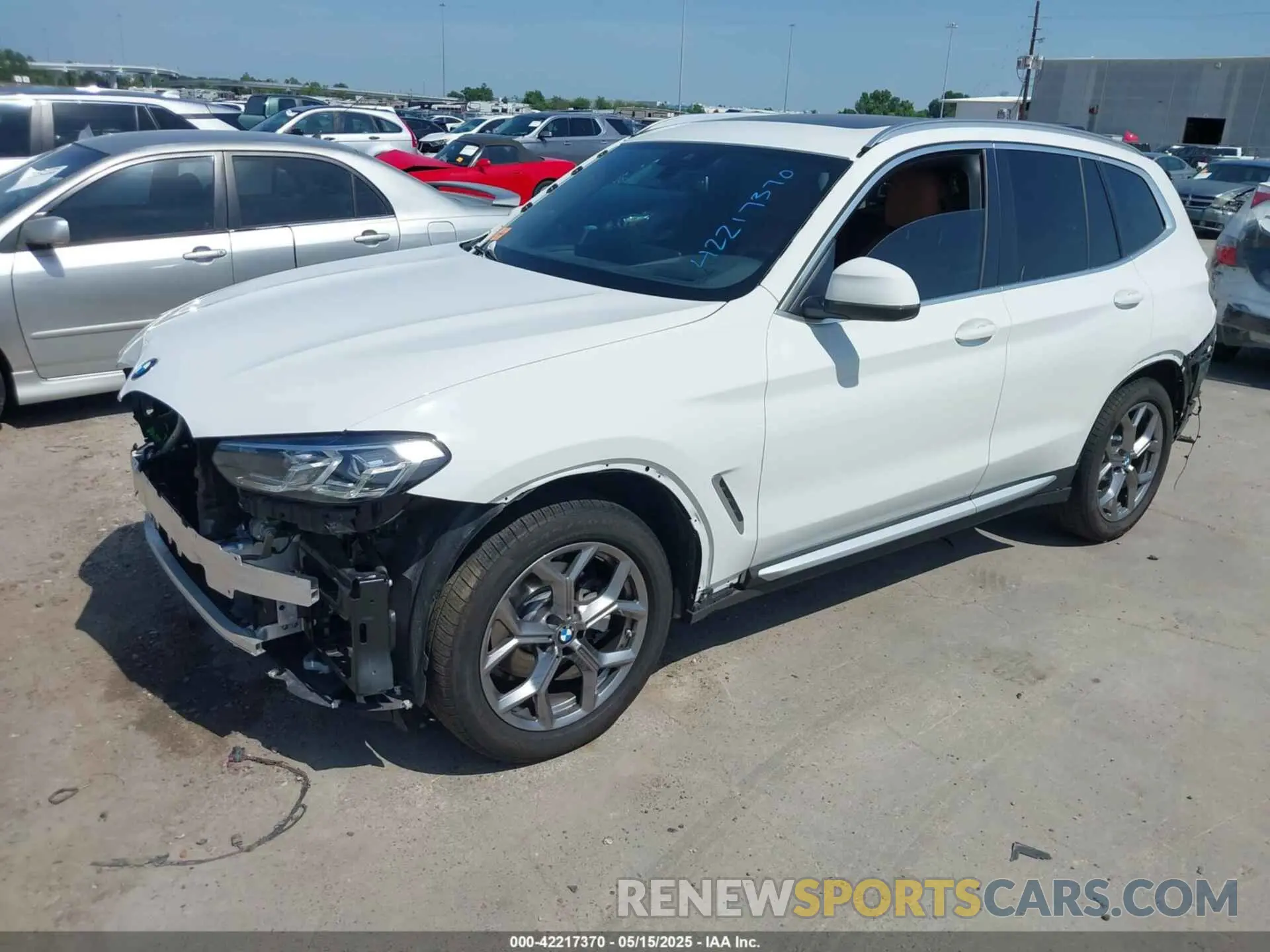 2 fotografías del automóvil dañado WBX57DP07RN267346 BMW X3 2024