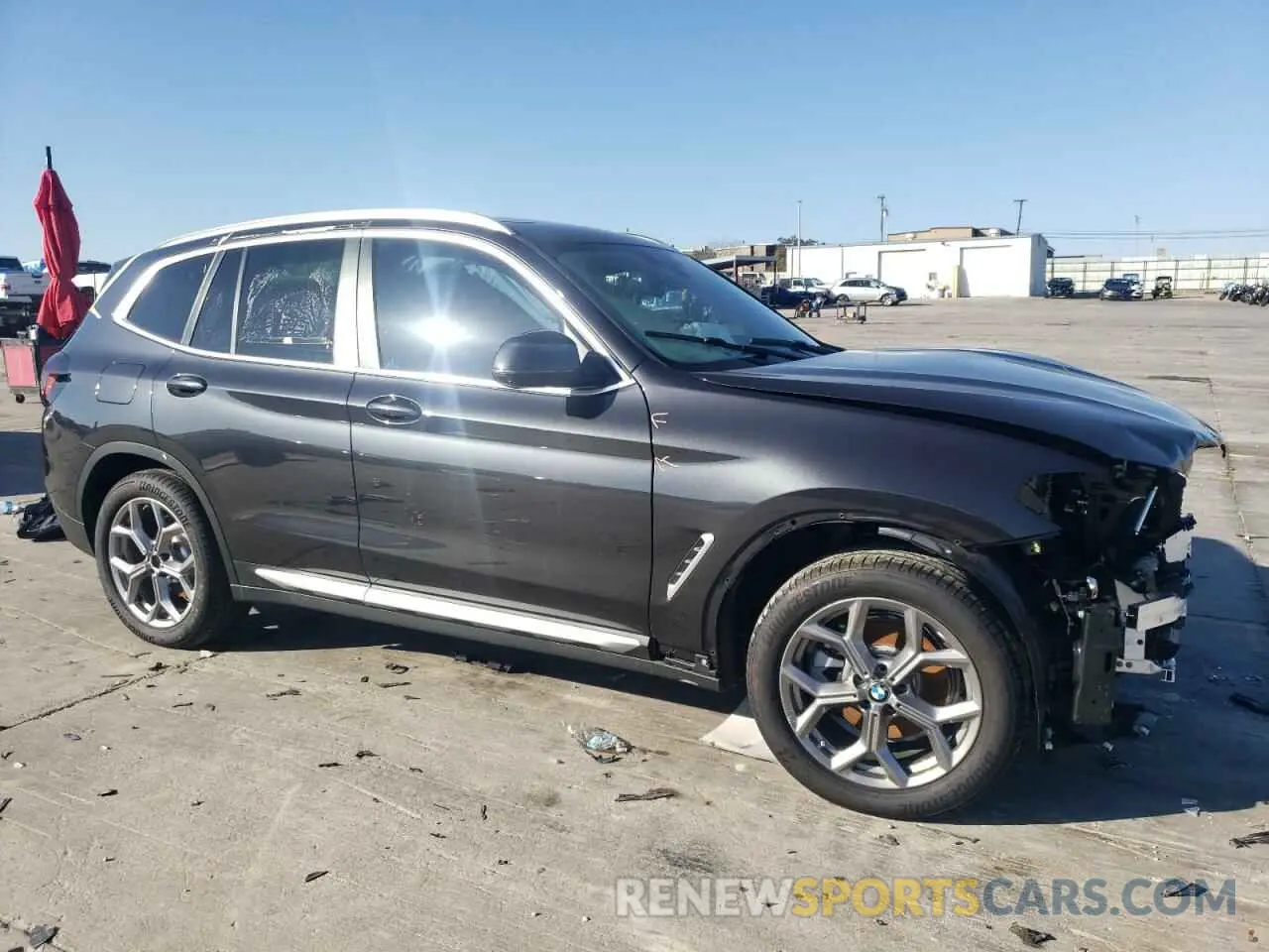 4 fotografías del automóvil dañado WBX57DP08RN298752 BMW X3 2024