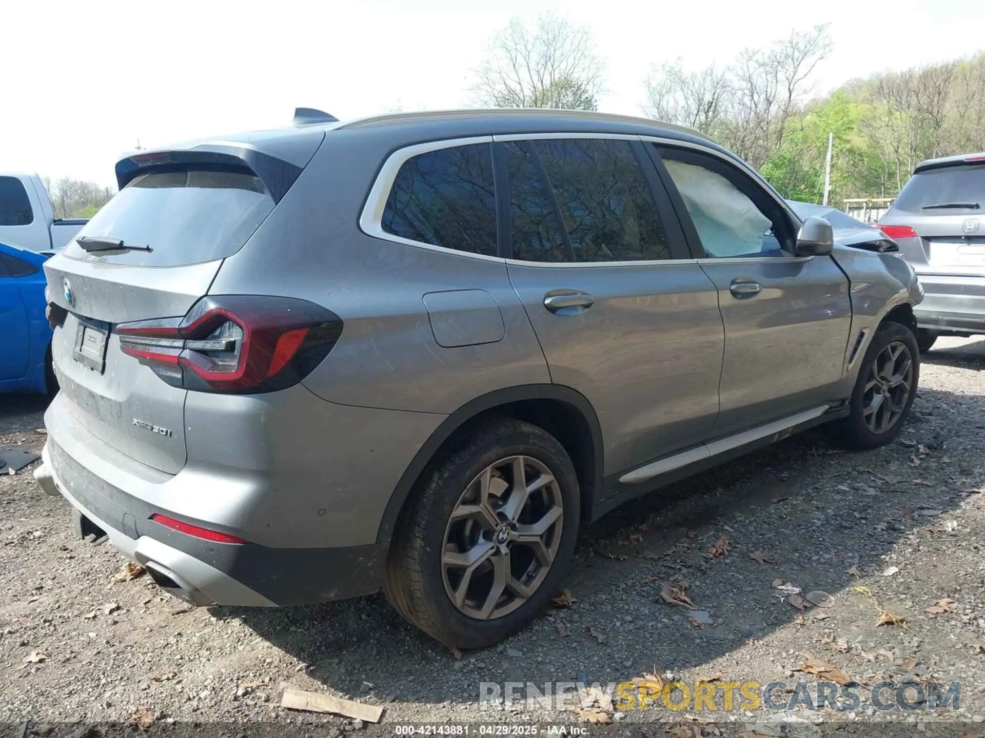 4 fotografías del automóvil dañado WBX57DP0XRN253280 BMW X3 2024